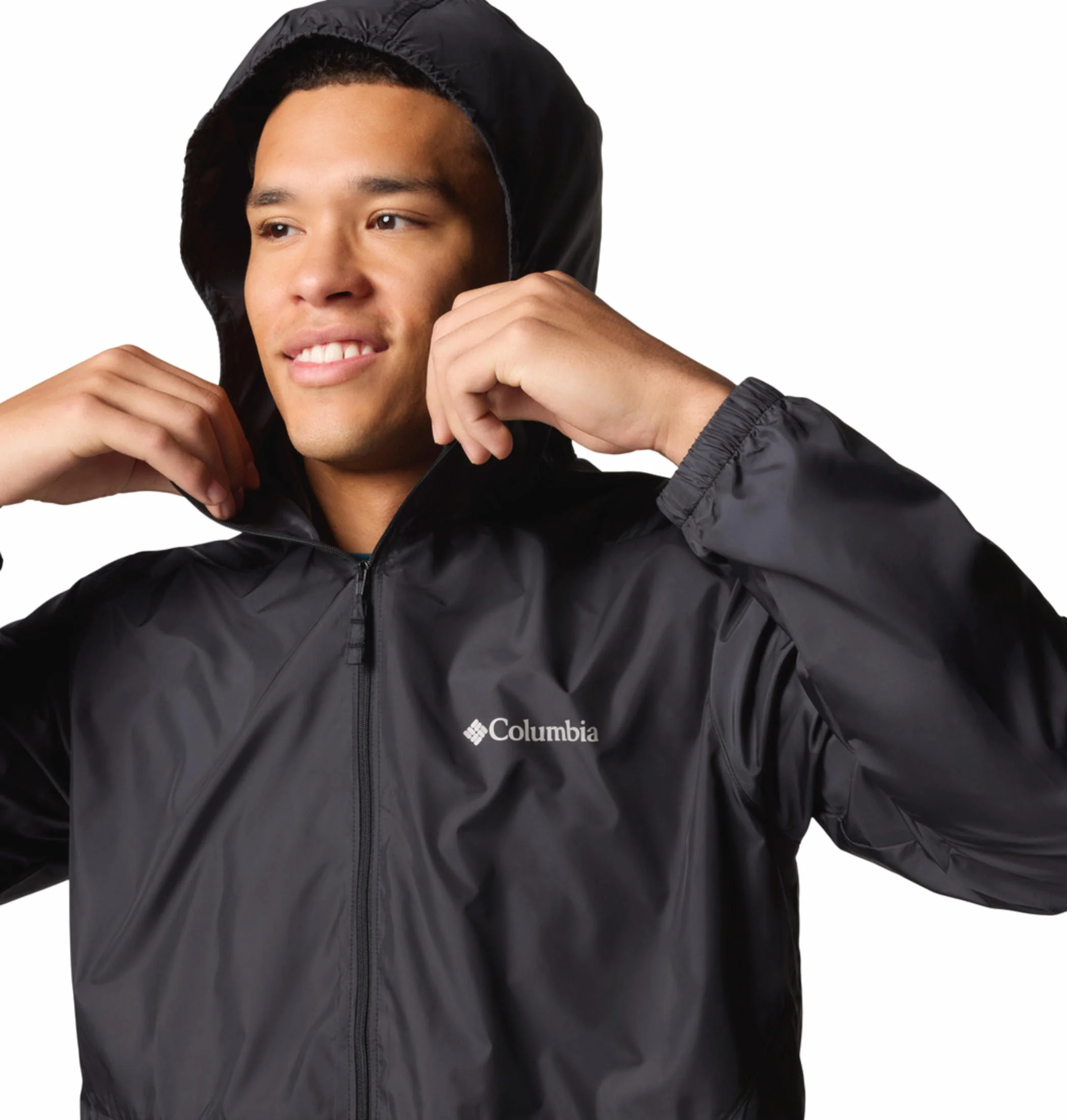 Columbia Men Black Flashback II Windbreaker (Sun Protection) - Image 7