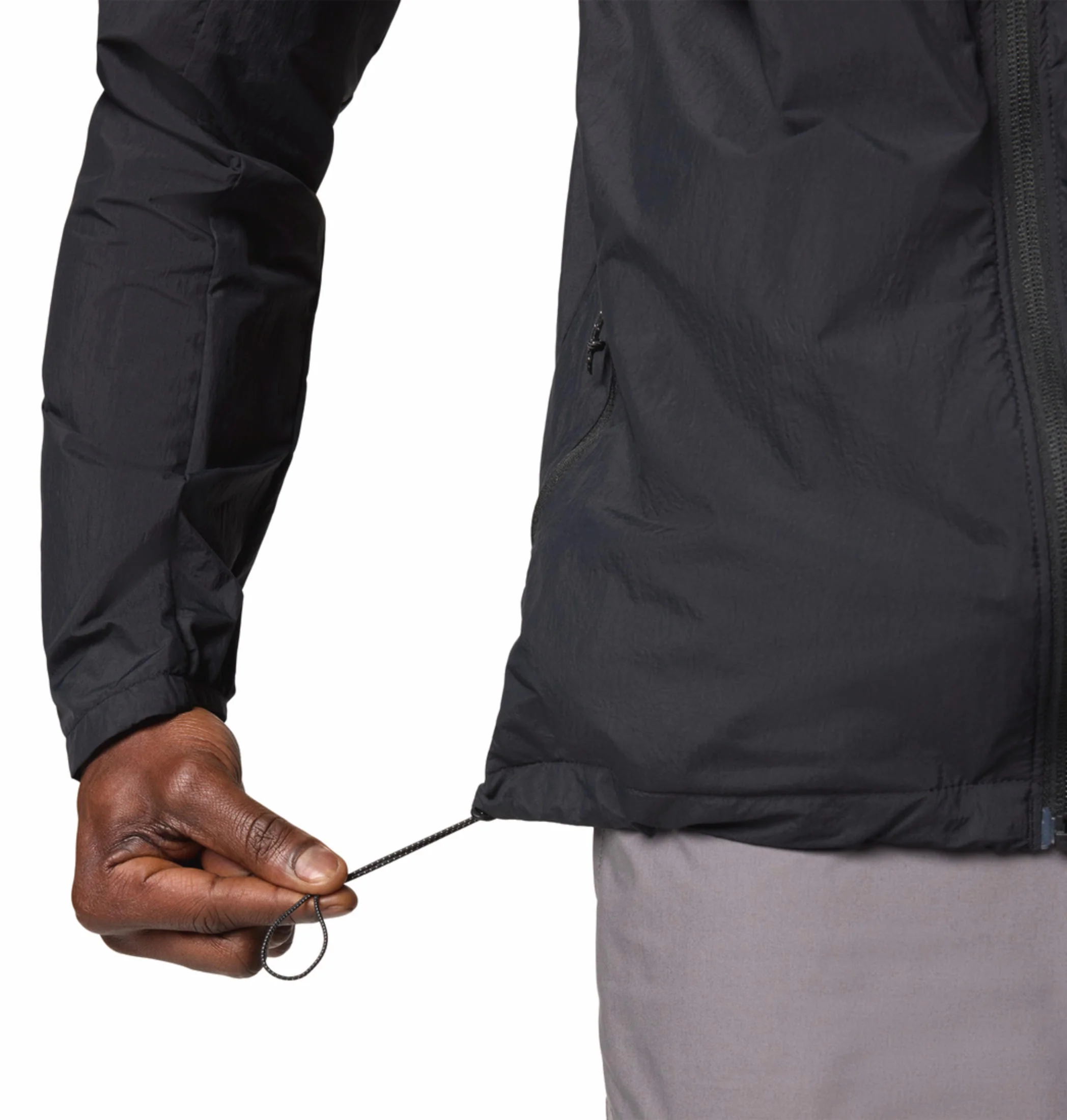 Columbia Men Black Loop Trail II Windbreaker (Sun Protection) - Image 8
