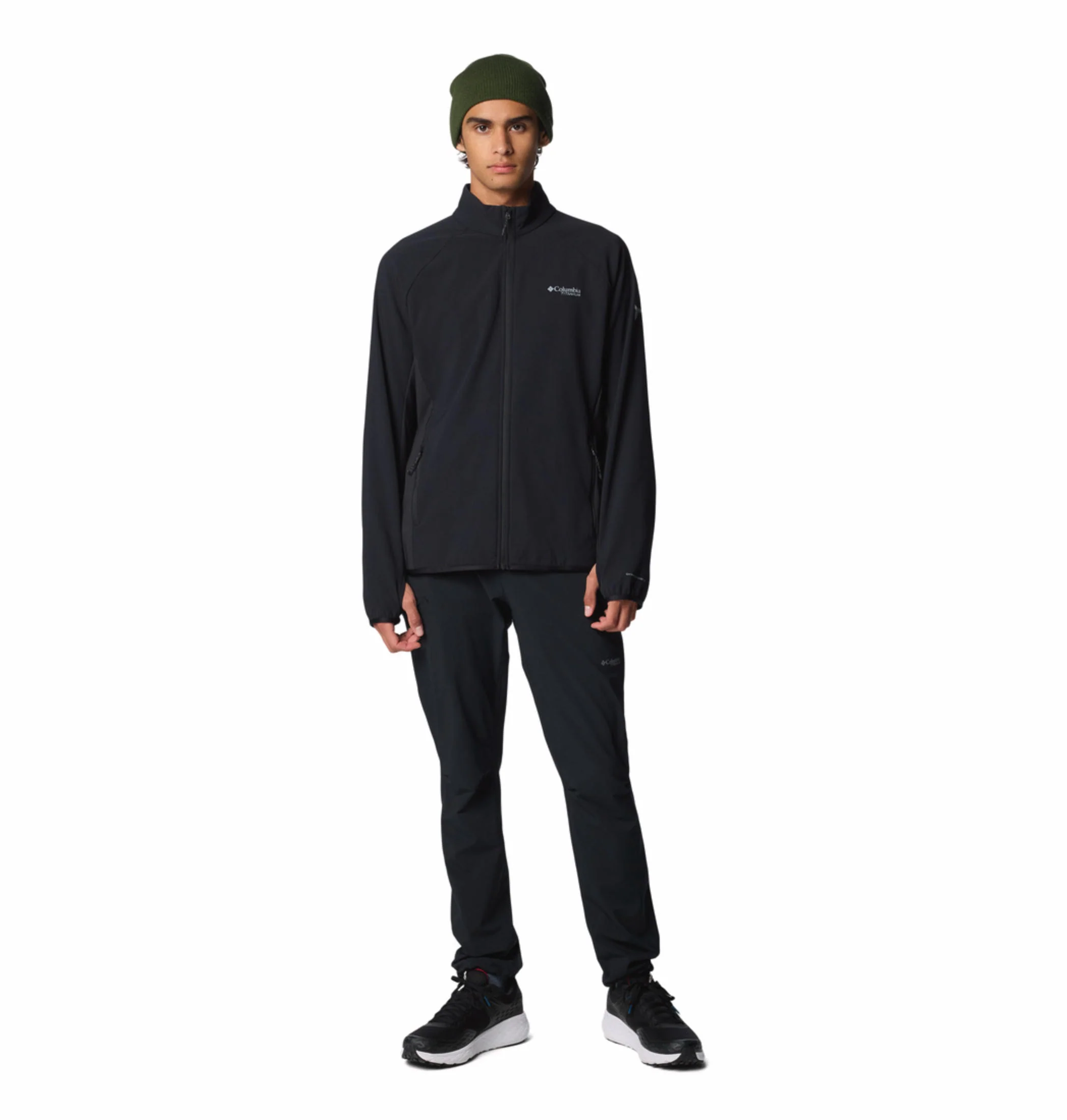 Columbia Men Black Spectre Ridge Tech Fleece FZ II - Image 6
