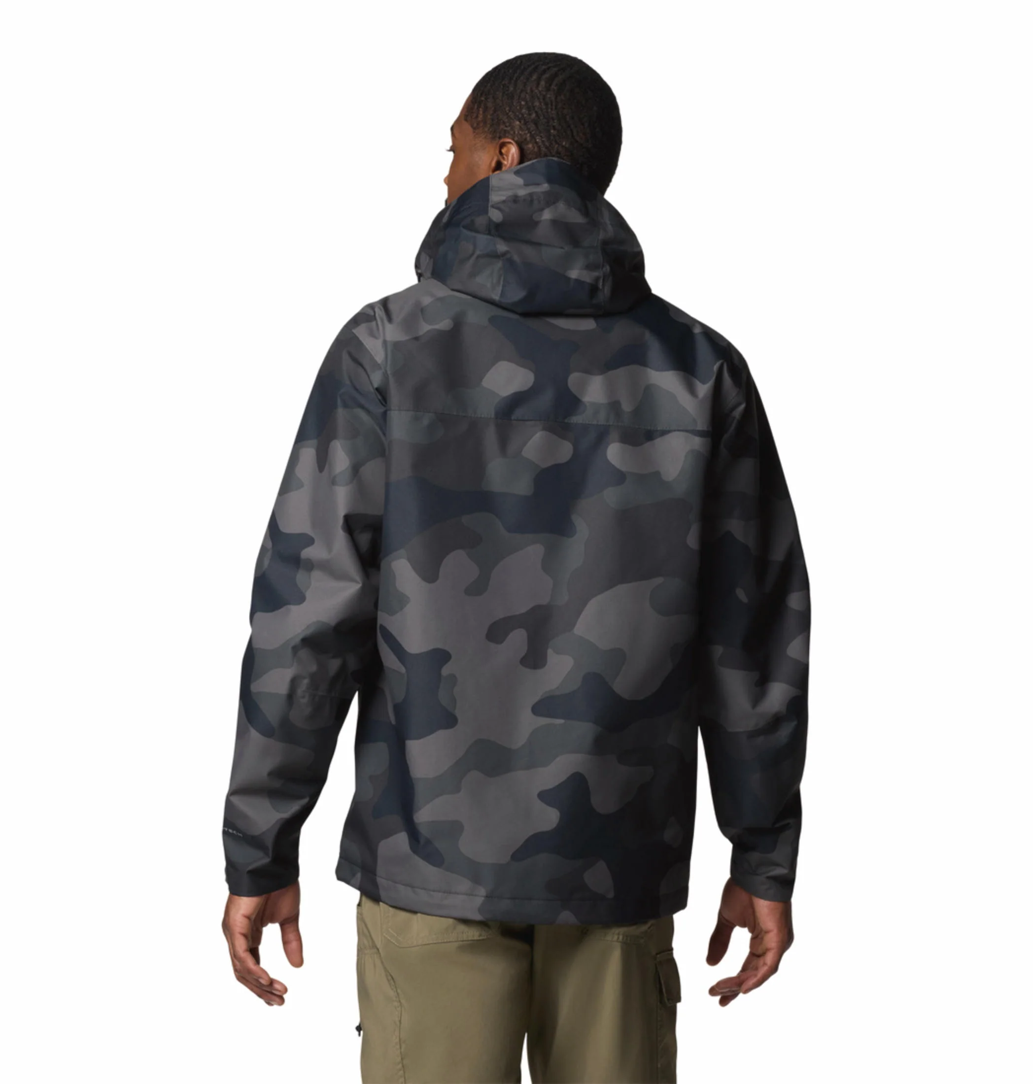 Columbia Men Black Hikebound II Printed Jacket Waterproof - Image 5