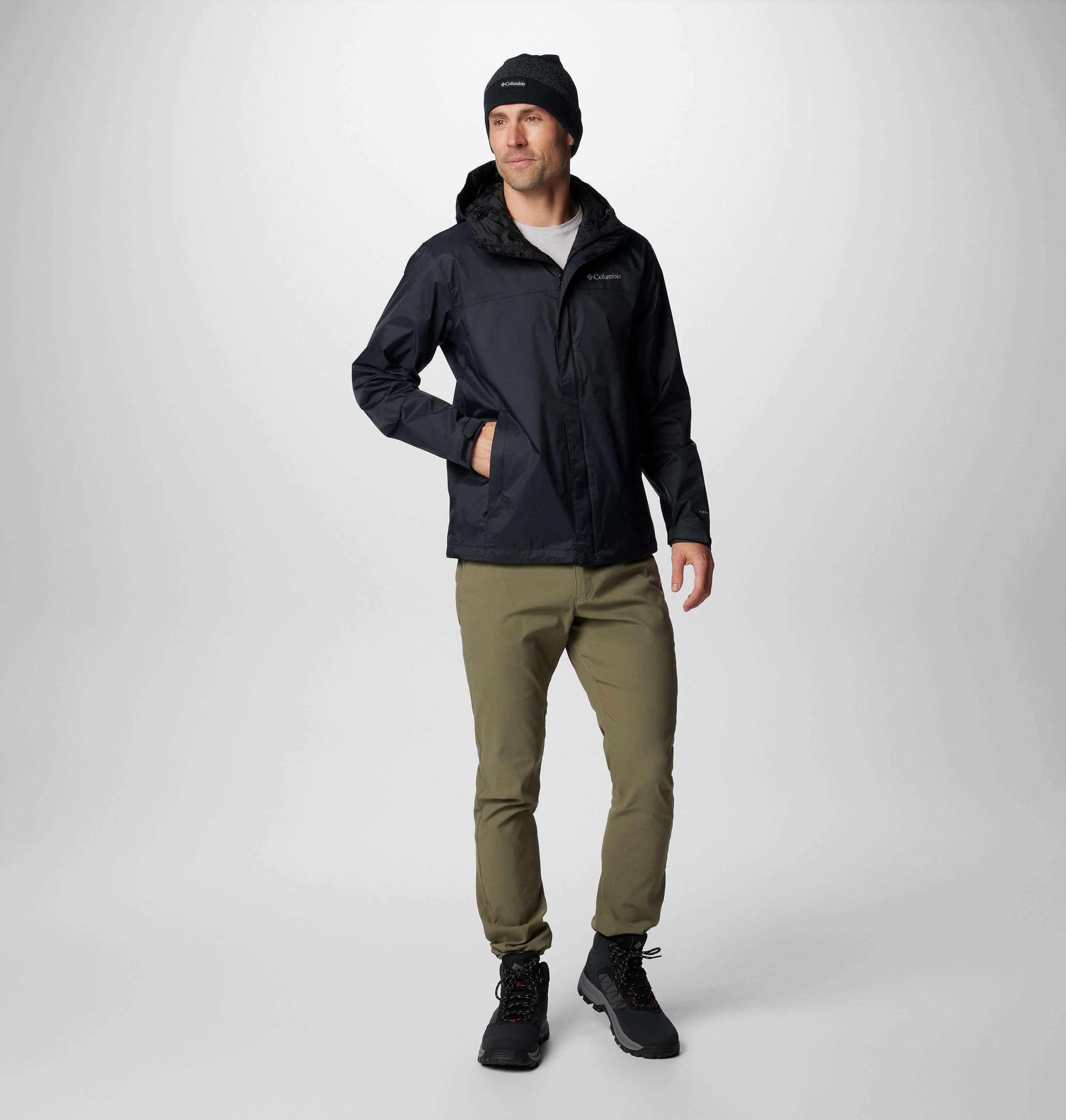 Columbia Men Black Watertight II Jacket Waterproof - Image 6