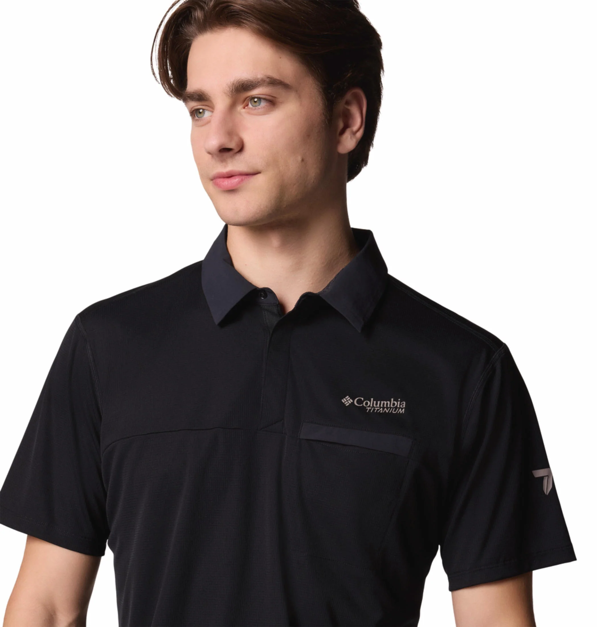 Columbia Men Black Cirque River Pro Polo (Sun Protection) - Image 7