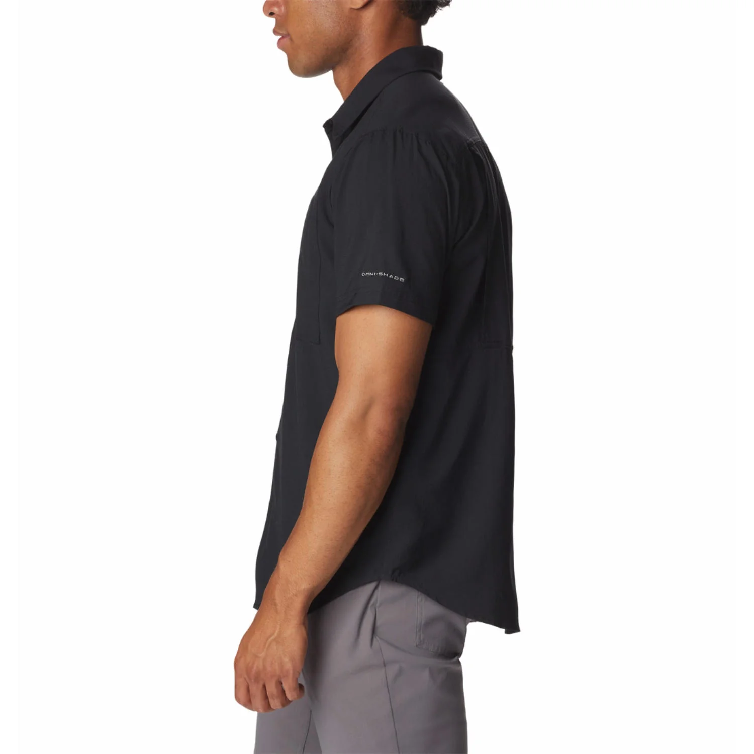 Columbia Men Black Silver Ridge Utility Lite Short Sleeve (Sun Protection) - Image 4