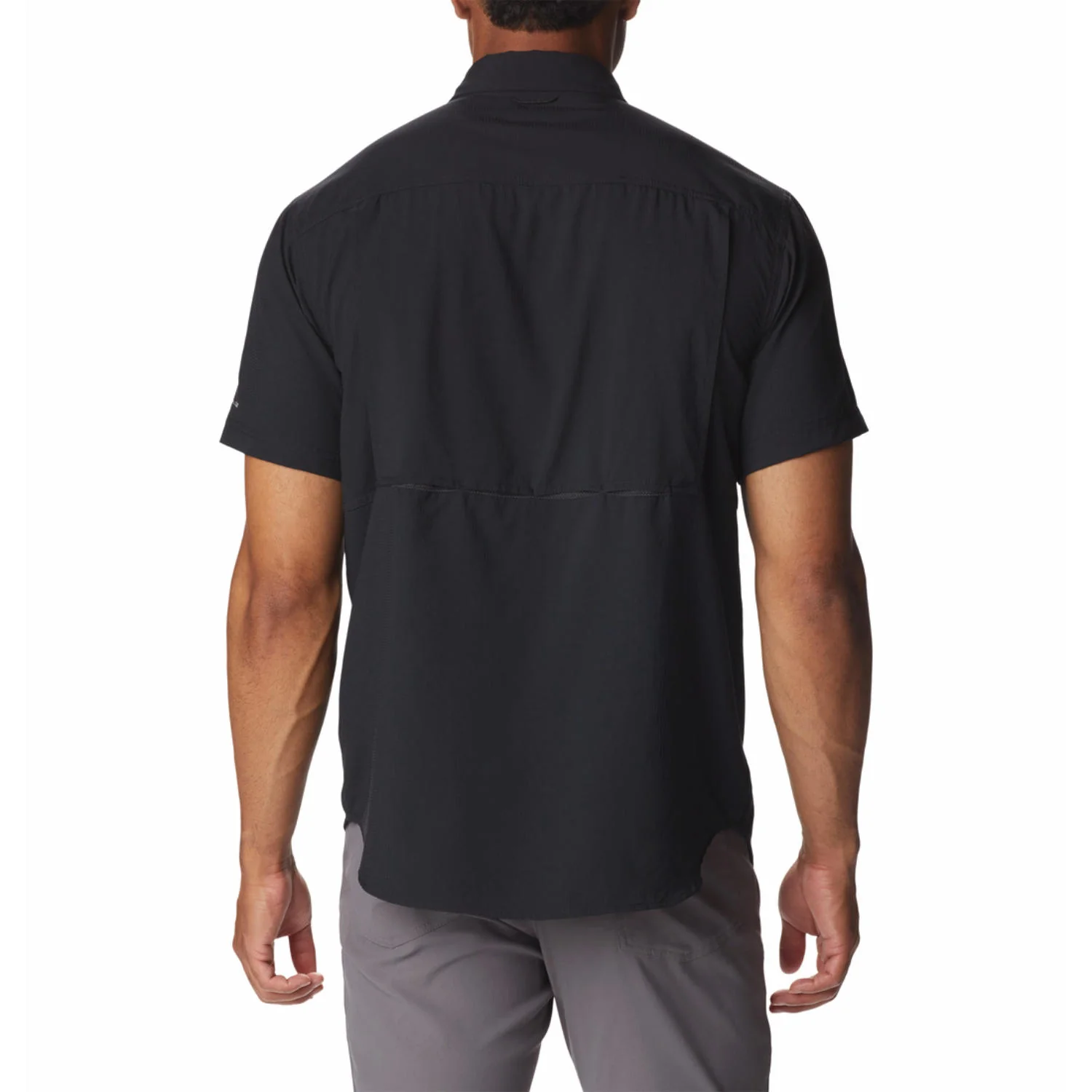 Columbia Men Black Silver Ridge Utility Lite Short Sleeve (Sun Protection) - Image 5