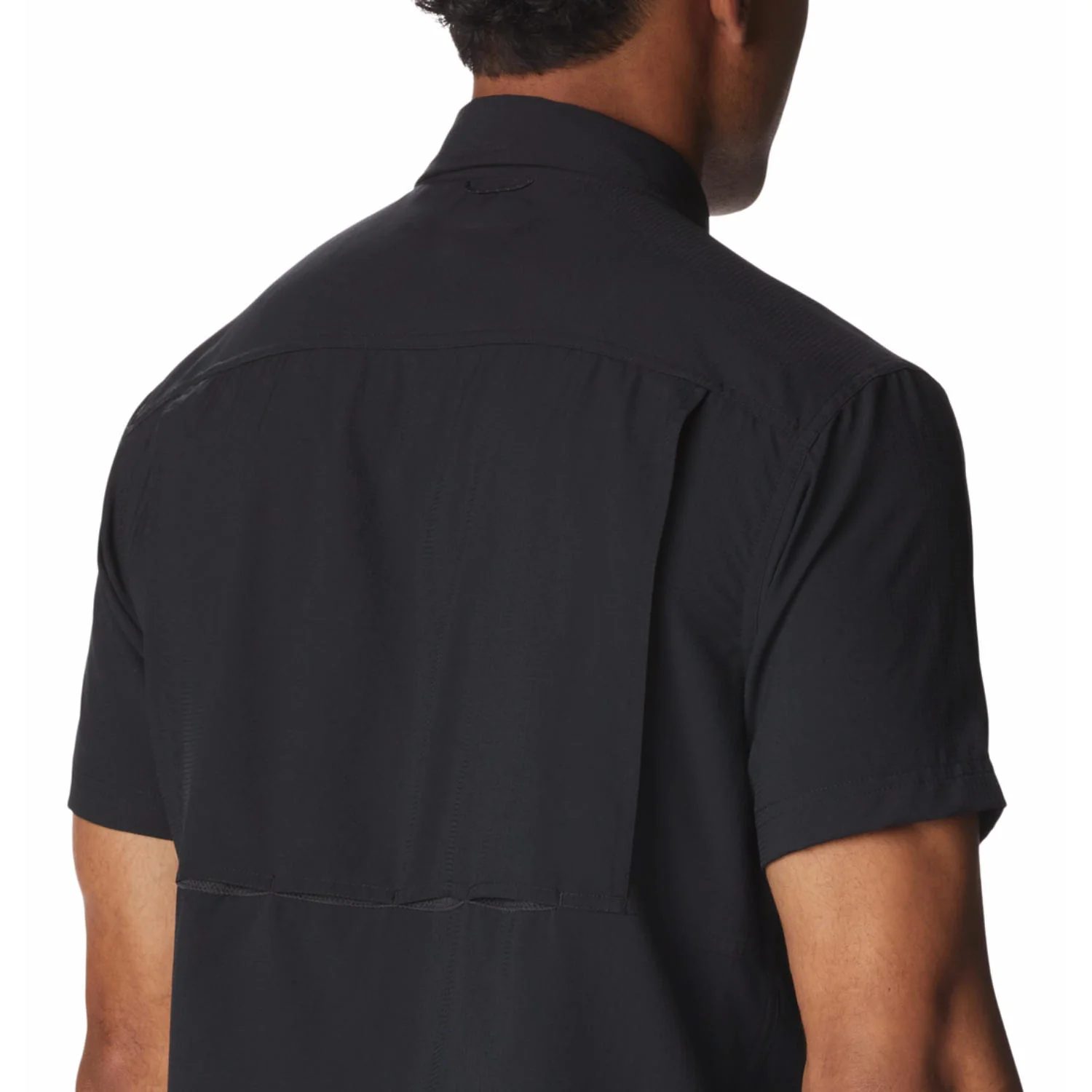 Columbia Men Black Silver Ridge Utility Lite Short Sleeve (Sun Protection) - Image 7