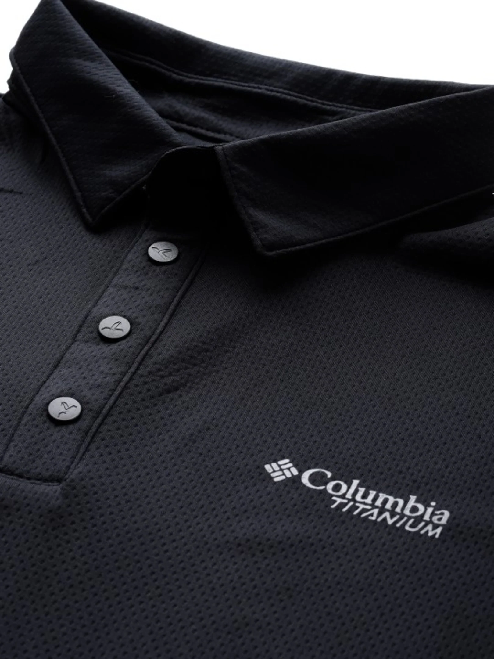 Columbia Men Black Summit Valley Polo (Sun Protection) - Image 3