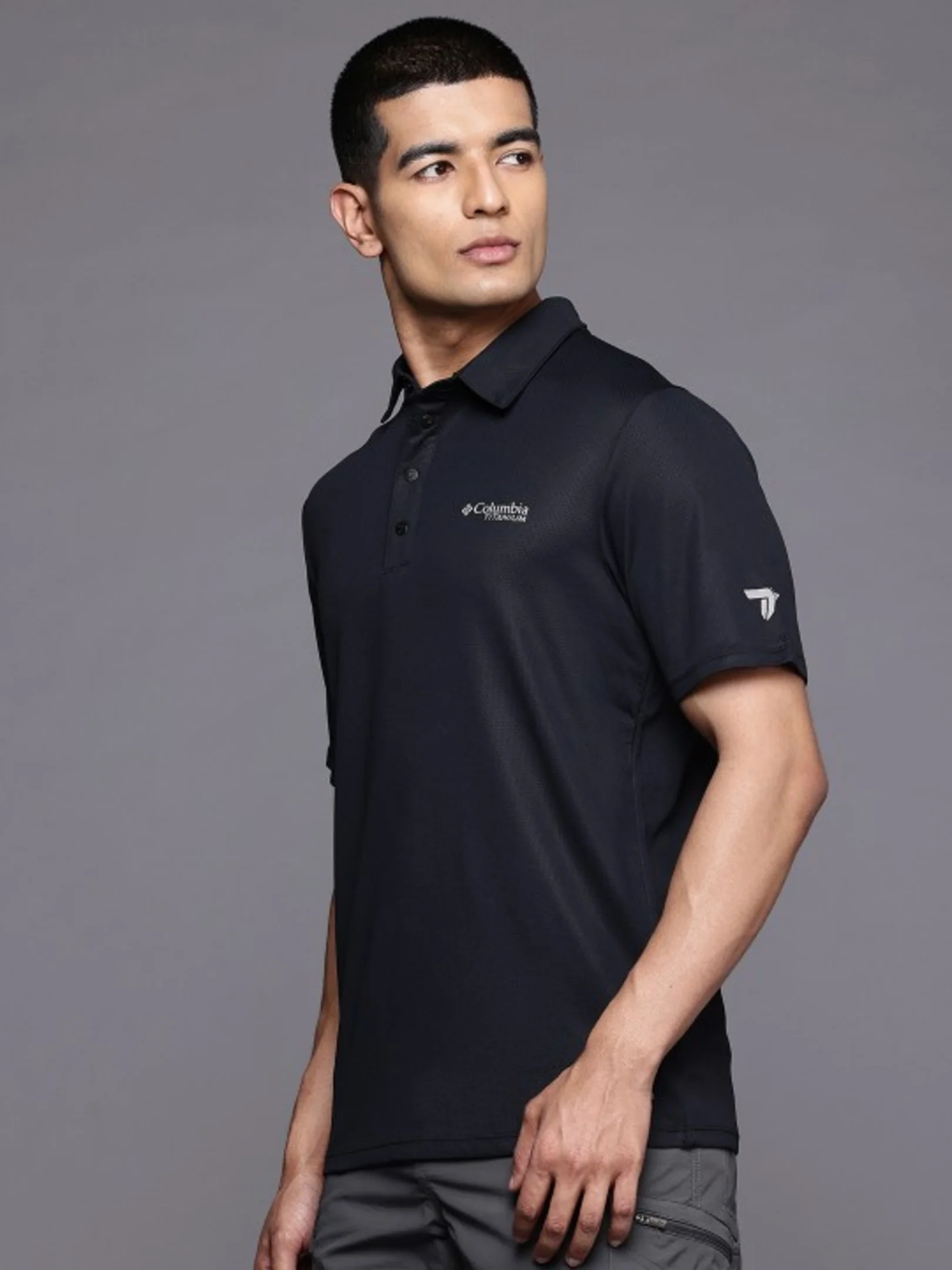Columbia Men Black Summit Valley Polo (Sun Protection) - Image 5