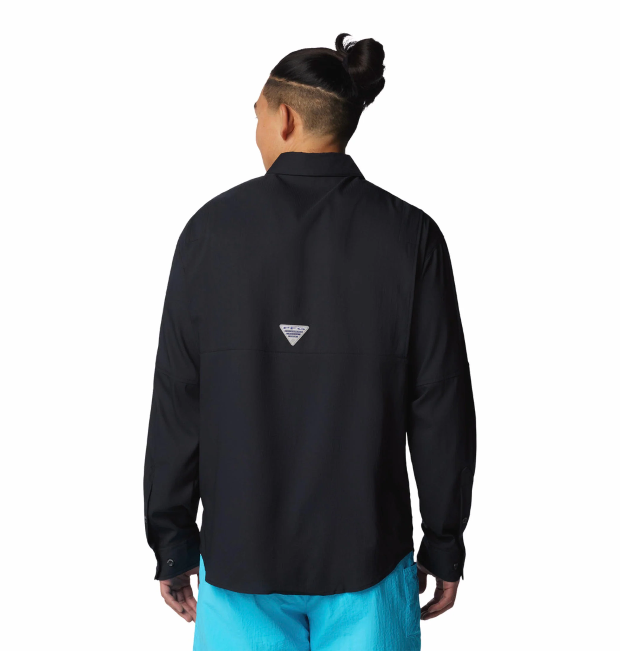 Columbia Men Black Tamiami II LS Shirt (Sun Protection) - Image 5