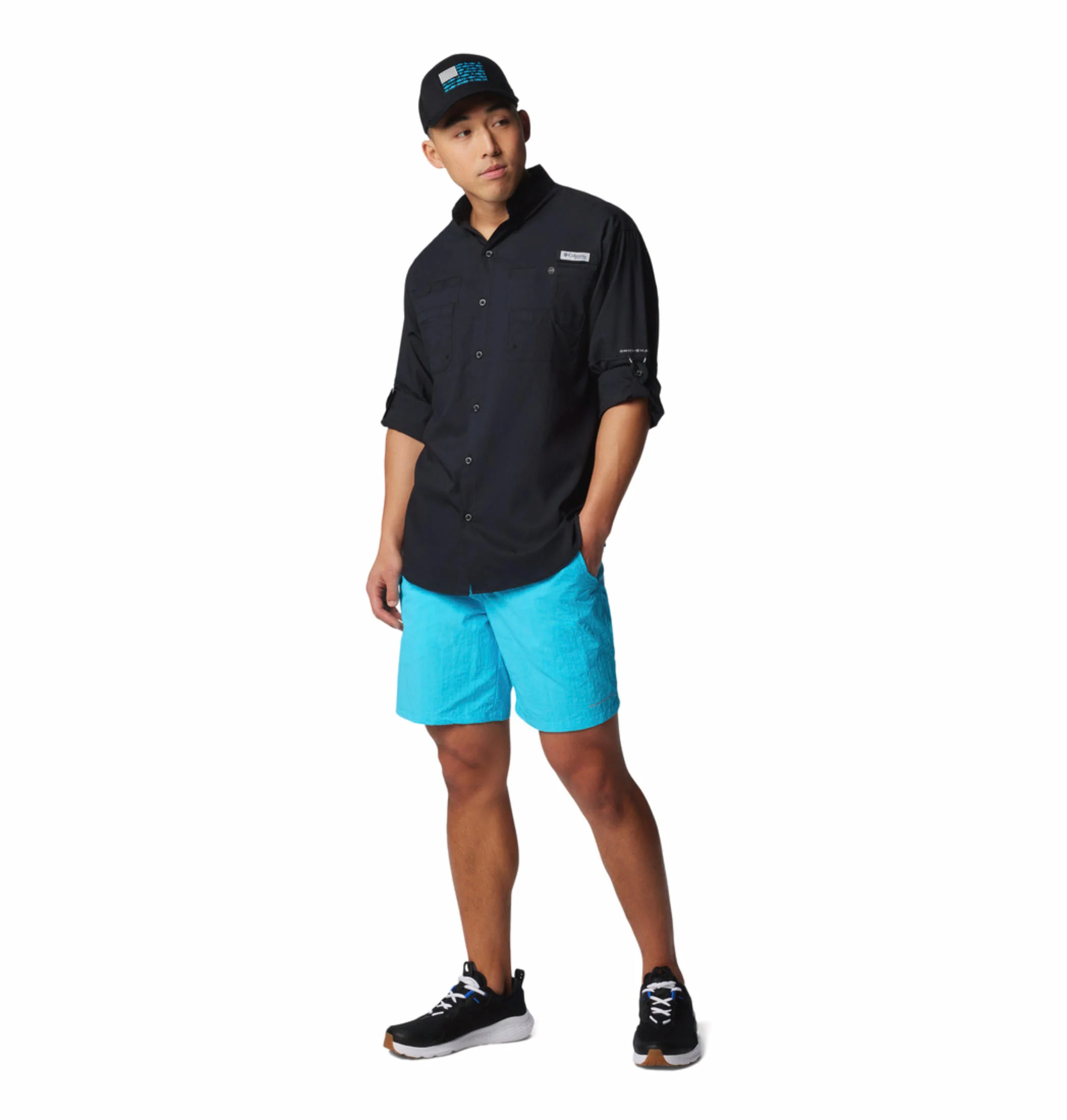 Columbia Men Black Tamiami II LS Shirt (Sun Protection) - Image 6