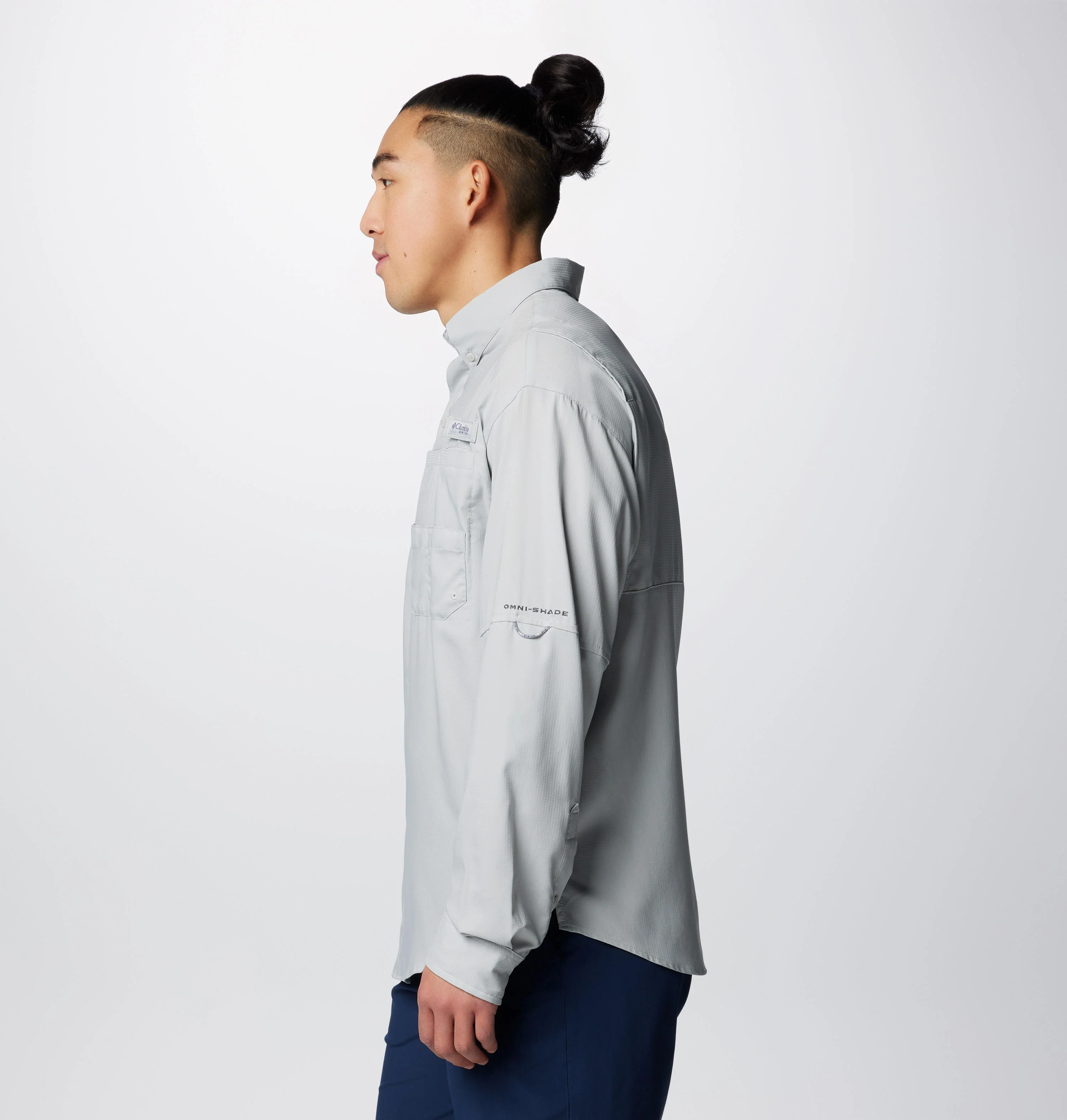 Columbia Men Black Tamiami II LS Shirt (Sun Protection) - Image 3