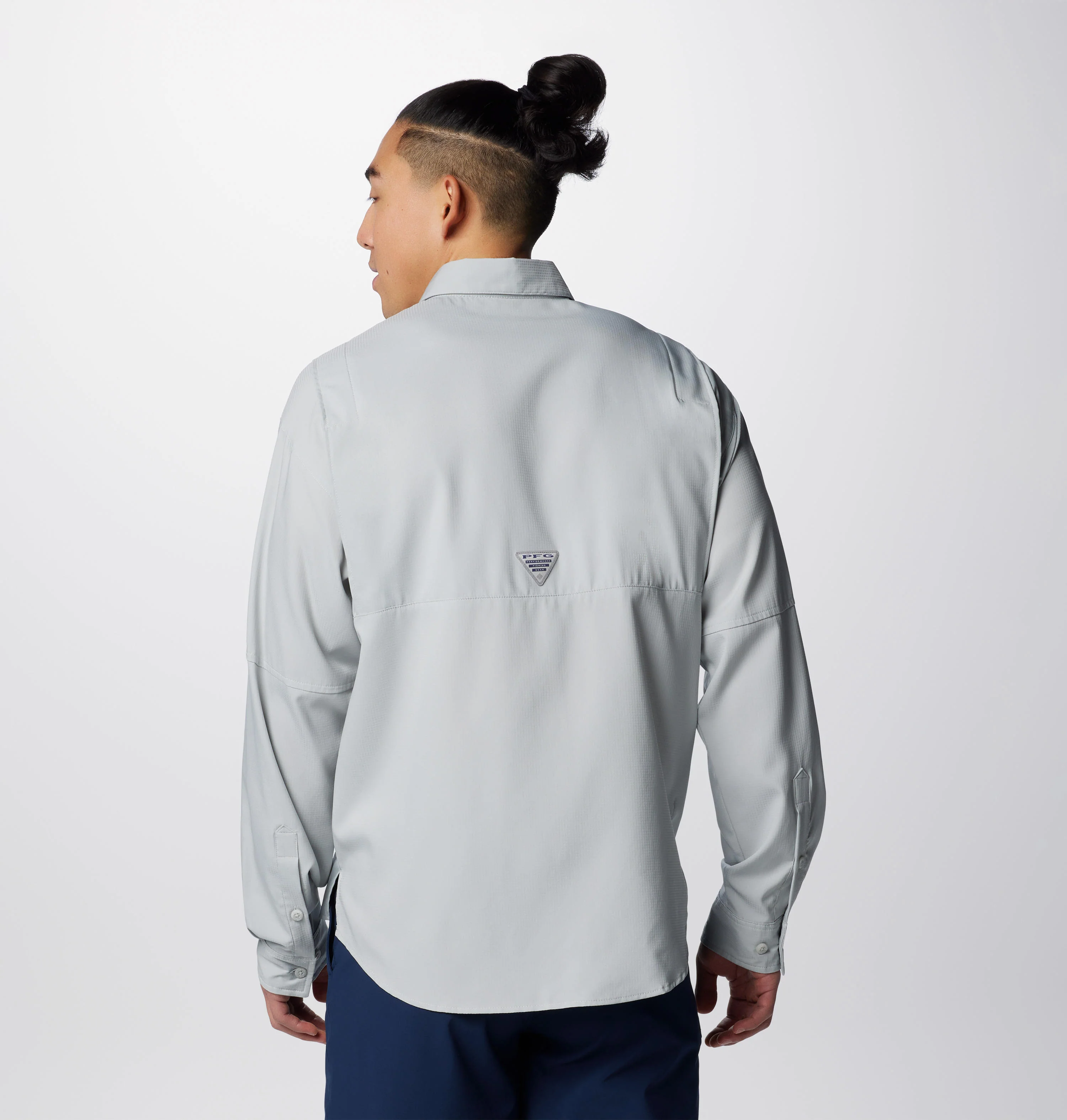 Columbia Men Black Tamiami II LS Shirt (Sun Protection) - Image 4
