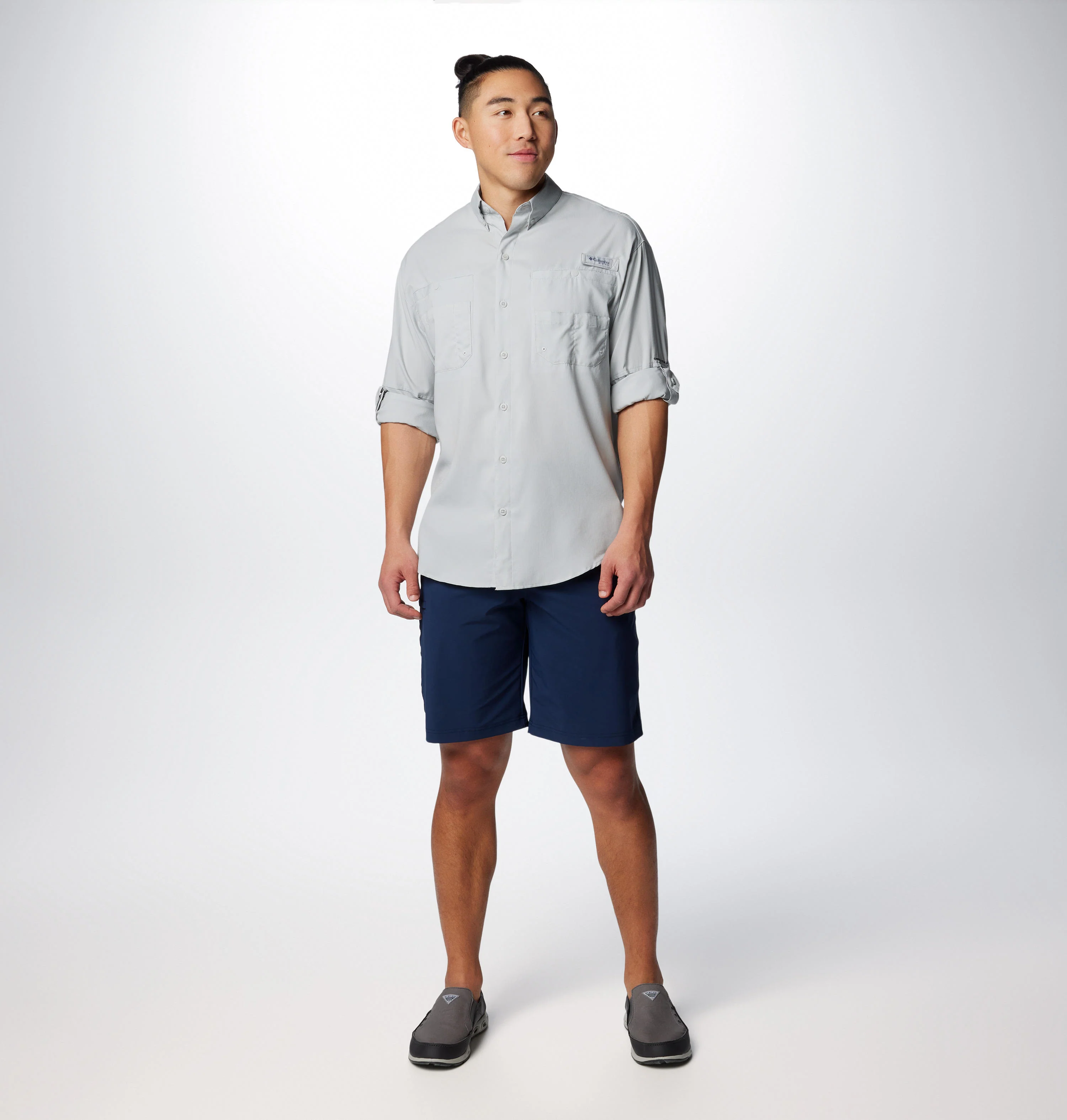 Columbia Men Black Tamiami II LS Shirt (Sun Protection) - Image 5
