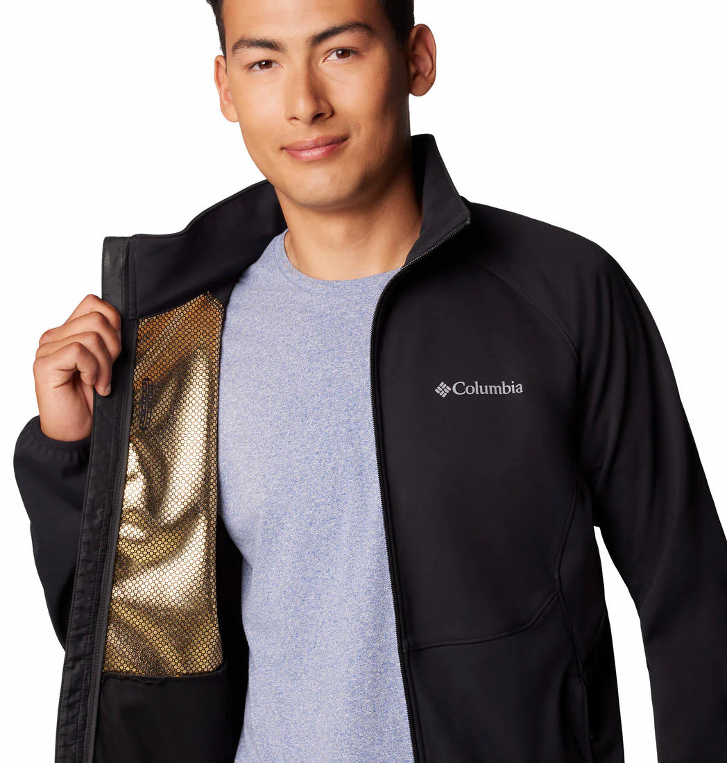 Columbia Men Black Outdoor Tracks Full Zip II - Image 6
