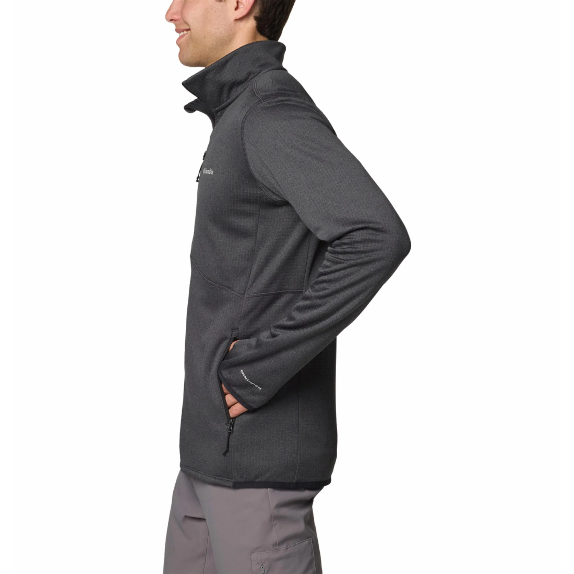 Columbia Men Black Park View Fleece Full Zip - Image 3