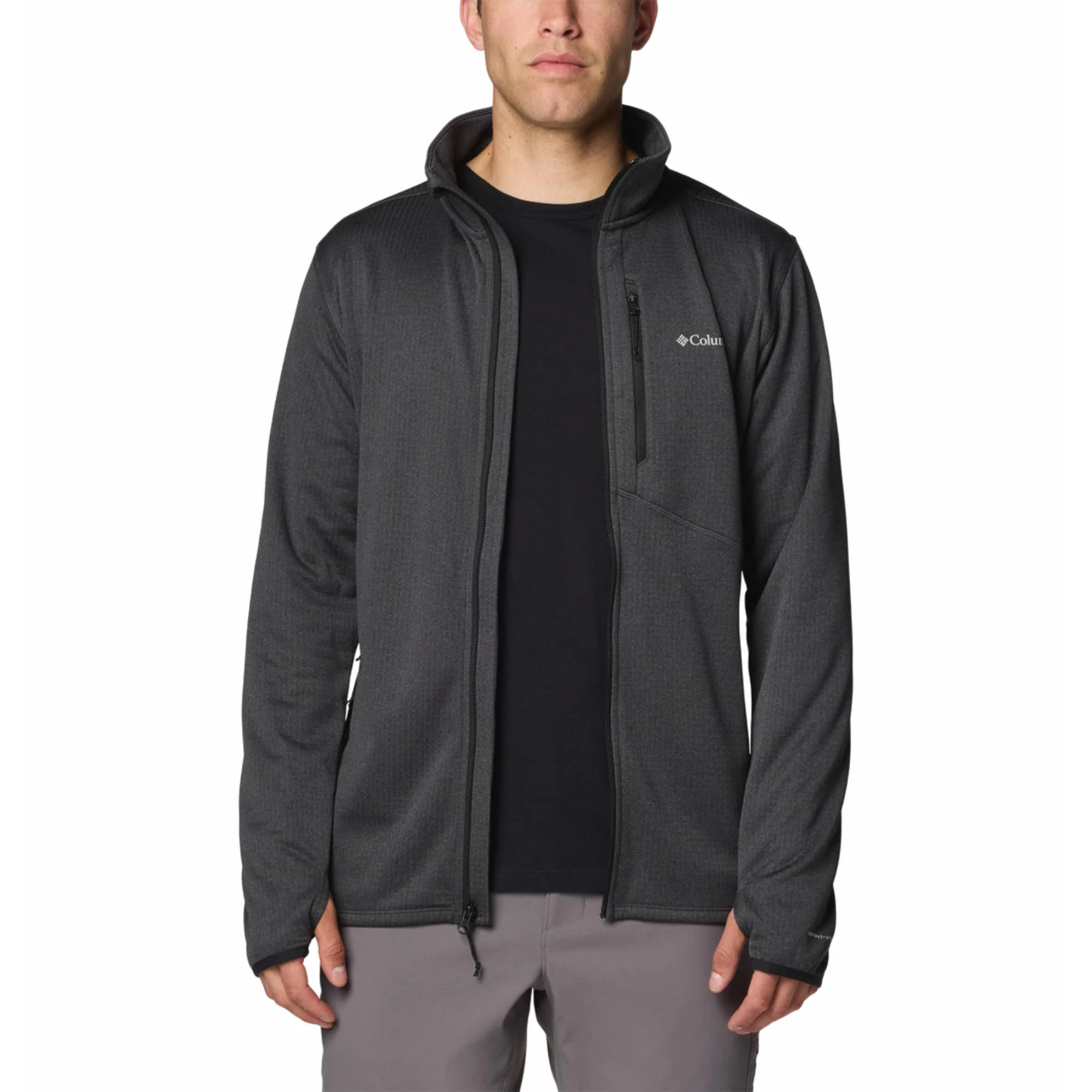 Columbia Men Black Park View Fleece Full Zip - Image 9