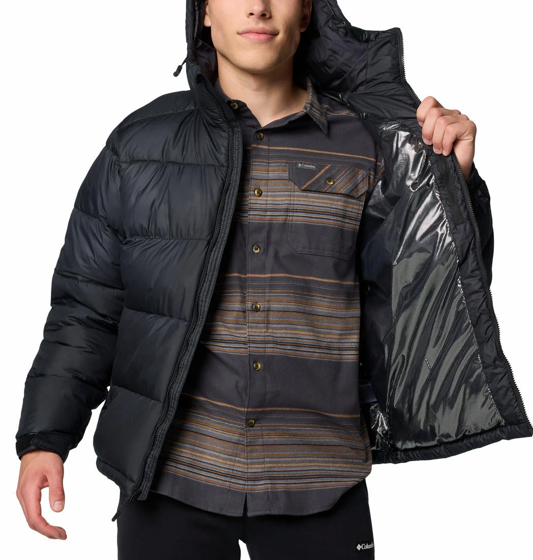 Columbia Men Black Pike Lake II Hooded Jacket - Image 6