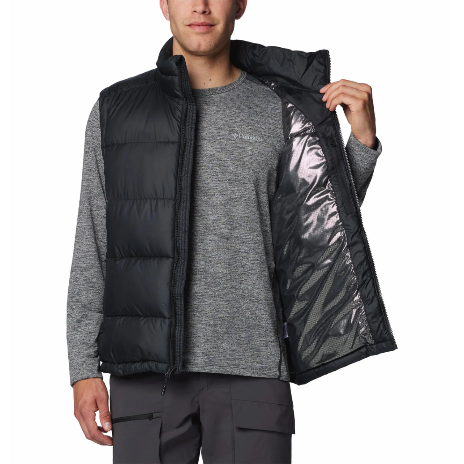Columbia Men Black Pike Lake II Vest - Image 6