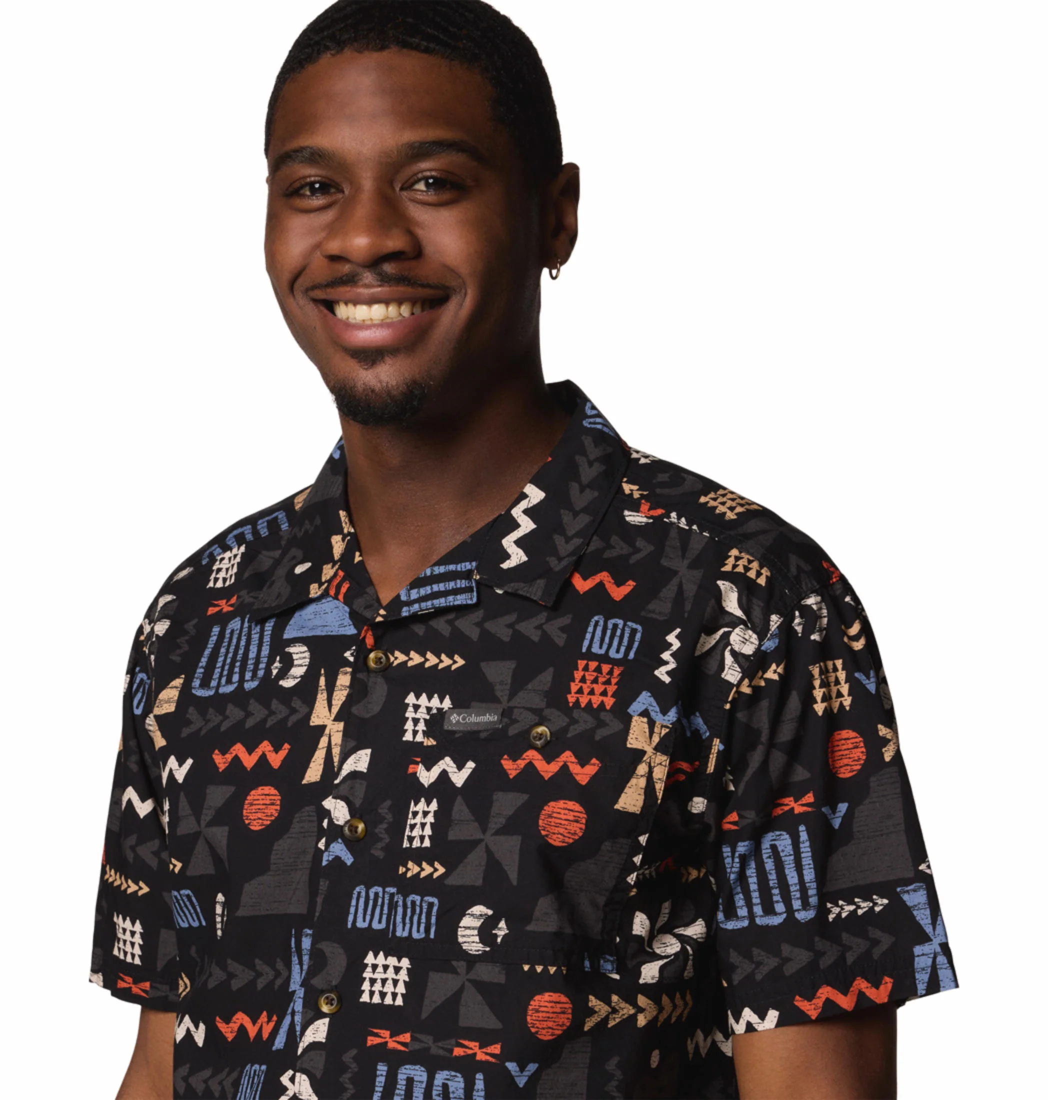 Columbia Men Black Pine Canyon Short Sleeve - Image 7