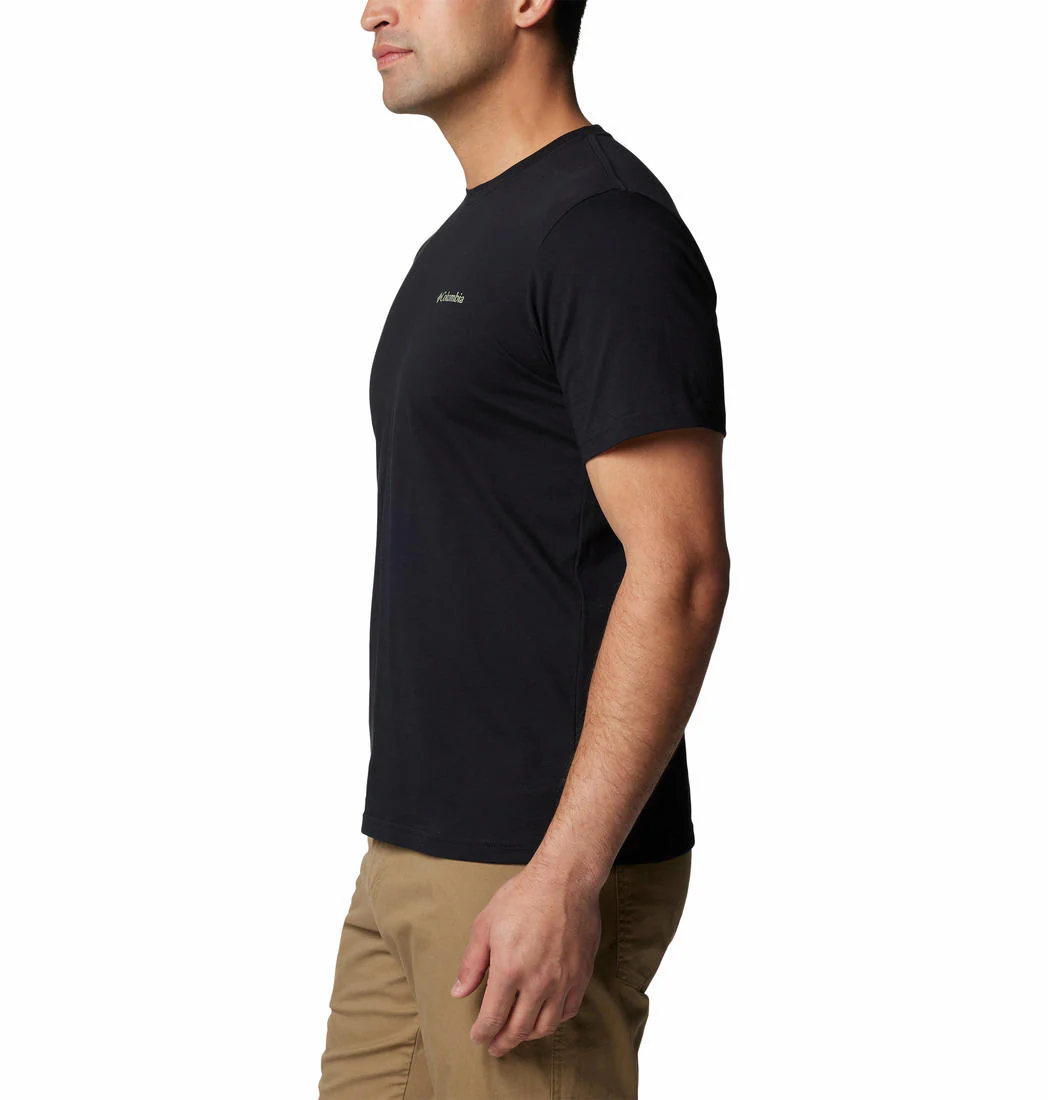 Columbia Men Black Rapid Ridge Back Graphic Tee II - Image 4