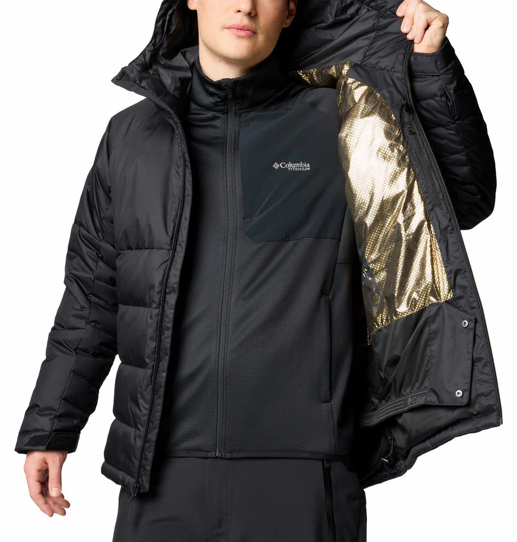 Columbia Men Black Roaring Fork II Down Jacket - Image 11