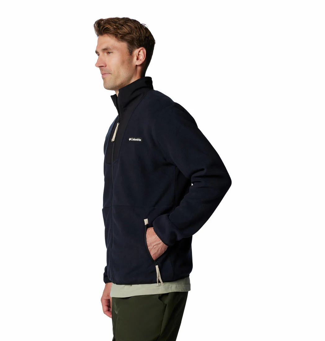 Columbia Men Black Sequoia Grove Full Zip Fleece - Image 3