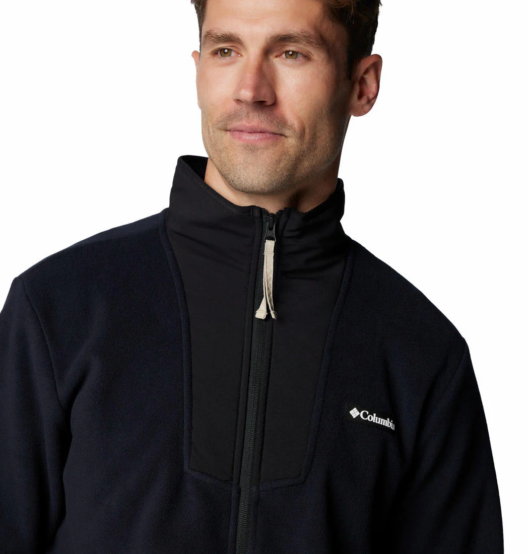 Columbia Men Black Sequoia Grove Full Zip Fleece - Image 5