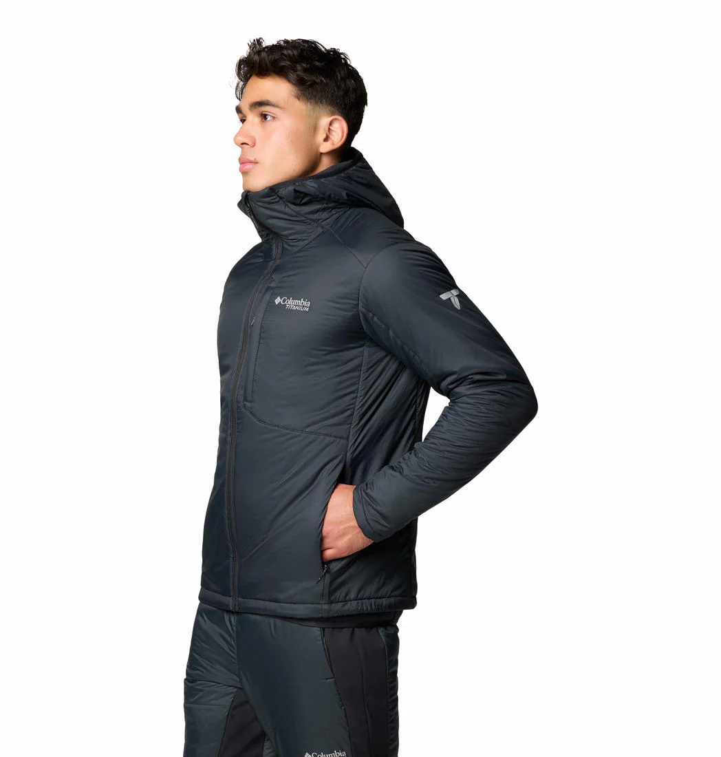 Columbia Men Black Silver Leaf Stretch Insulated II Jacket - Image 3