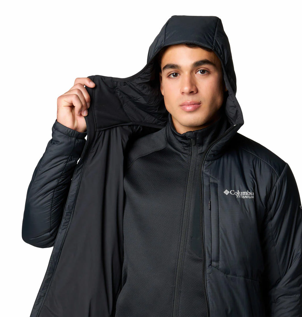 Columbia Men Black Silver Leaf Stretch Insulated II Jacket - Image 7