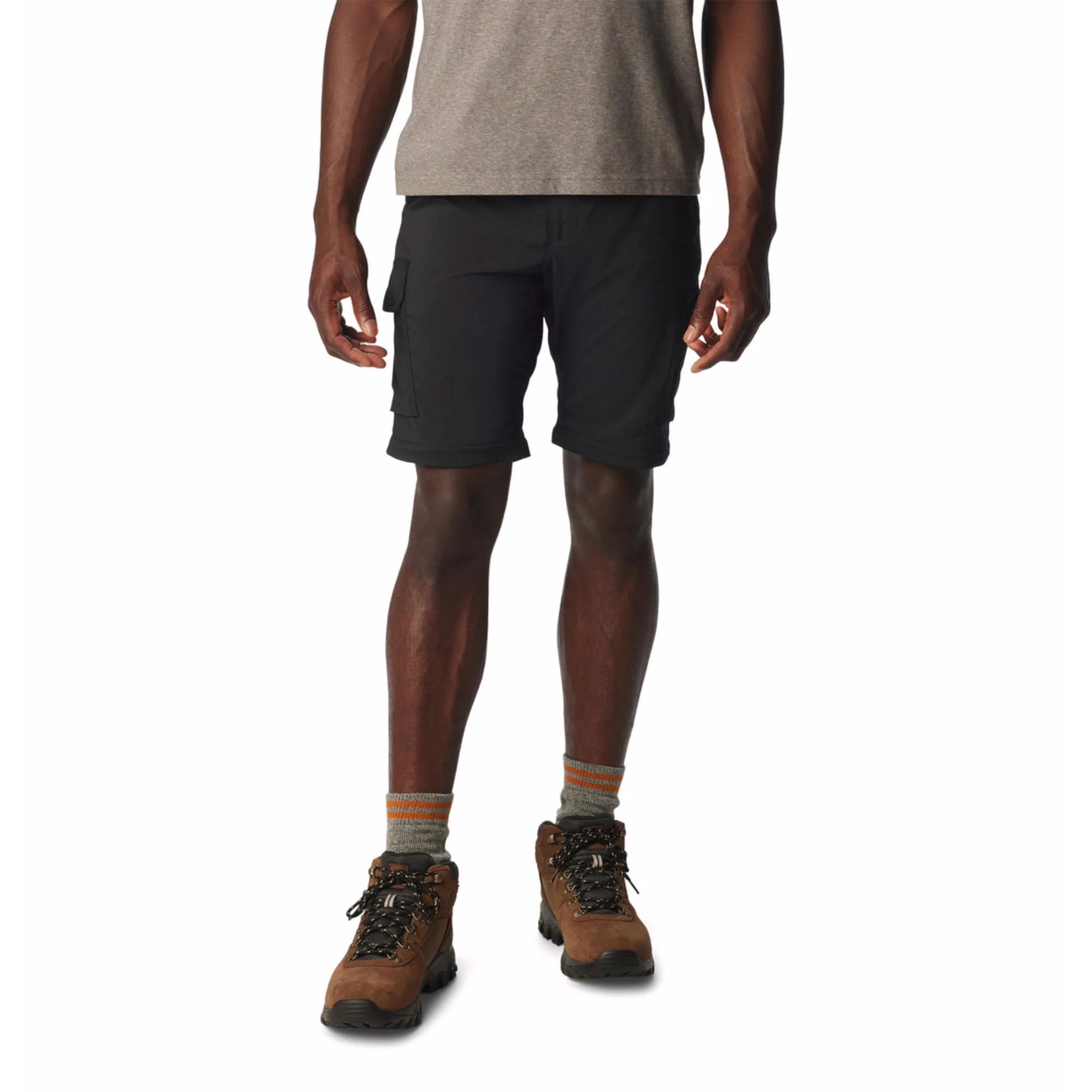 Columbia Men Black Silver Ridge Utility Convertible Pant (Sun Protection) - Image 4
