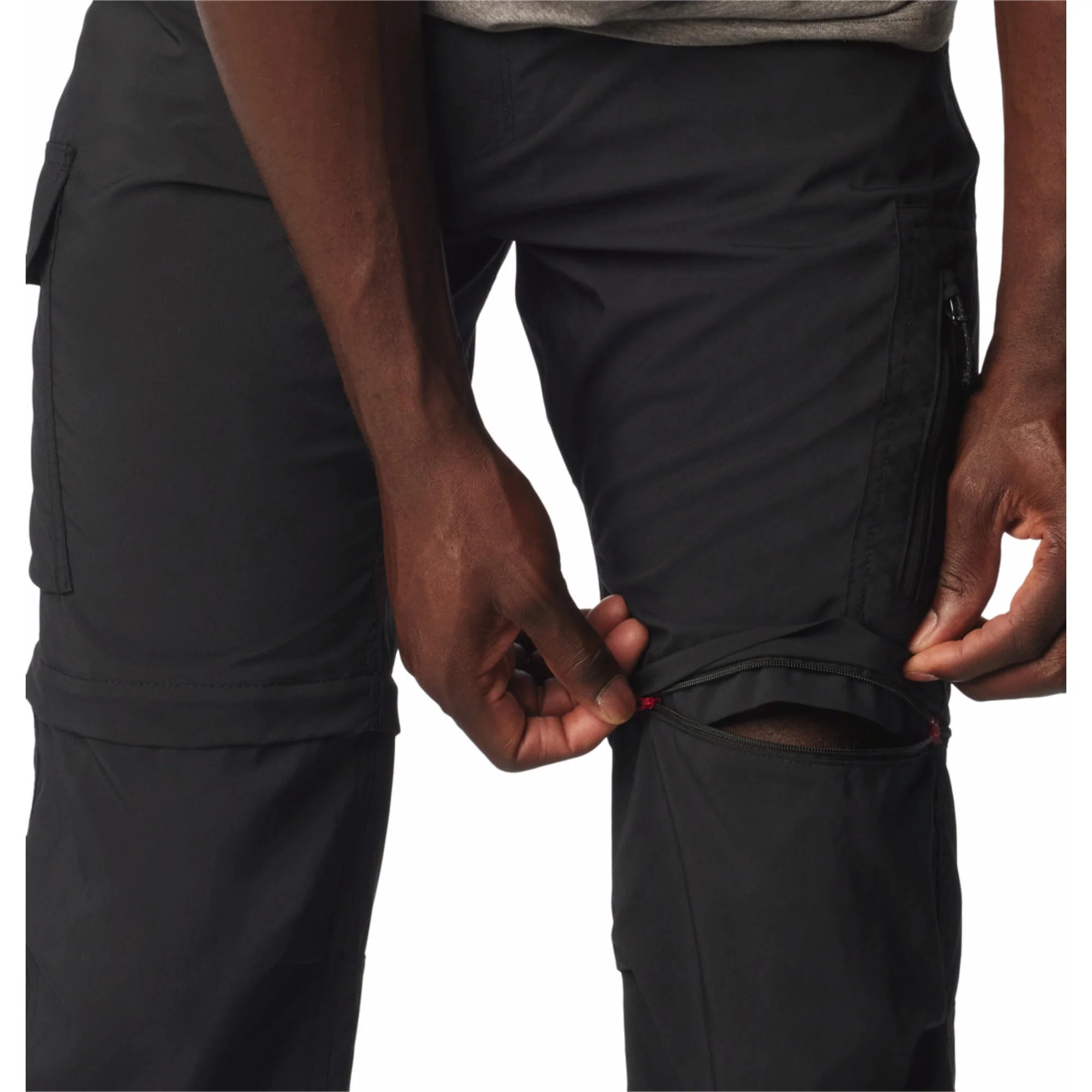 Columbia Men Black Silver Ridge Utility Convertible Pant (Sun Protection) - Image 7