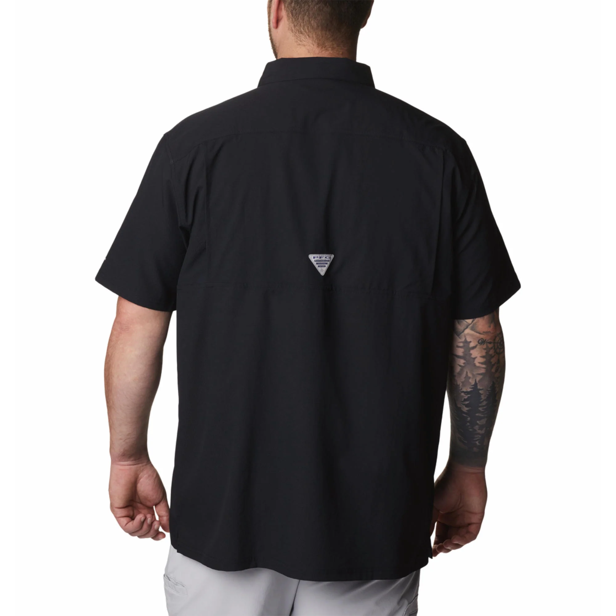 Columbia Men Black Slack Tide Camp Shirt (Sun Protection) - Image 2