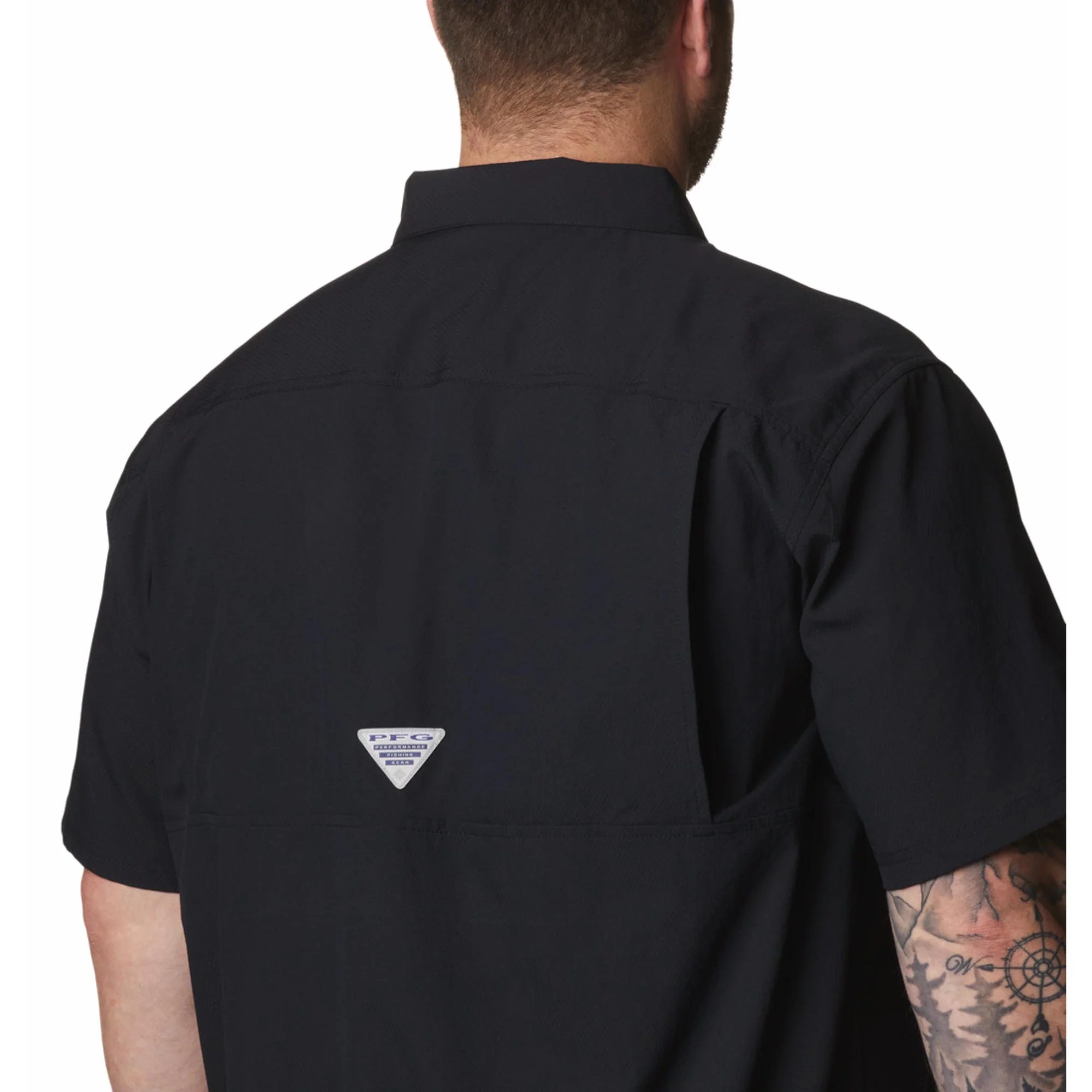 Columbia Men Black Slack Tide Camp Shirt (Sun Protection) - Image 5