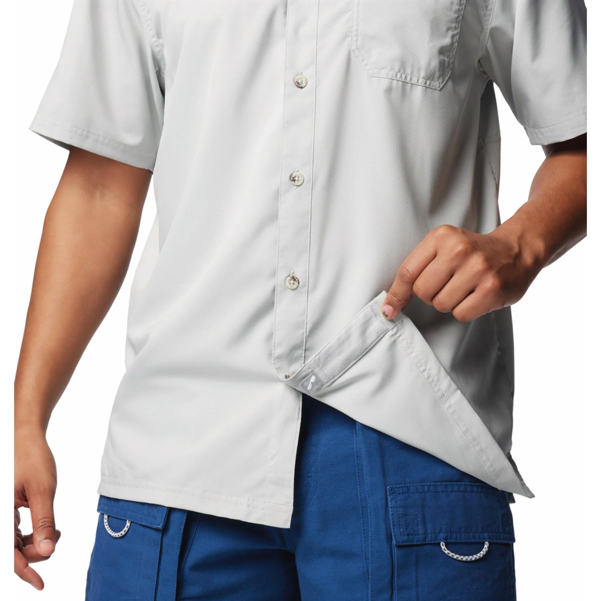Columbia Men Black Slack Tide Camp Shirt (Sun Protection) - Image 7