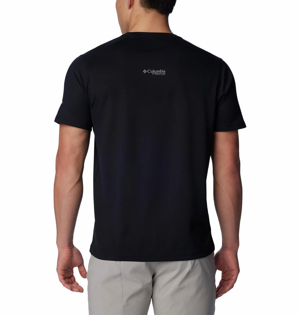 Columbia Men Black Summit Valley SS Crew (Sun Protection) - Image 2