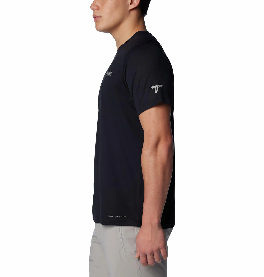 Columbia Men Black Summit Valley SS Crew (Sun Protection) - Image 3