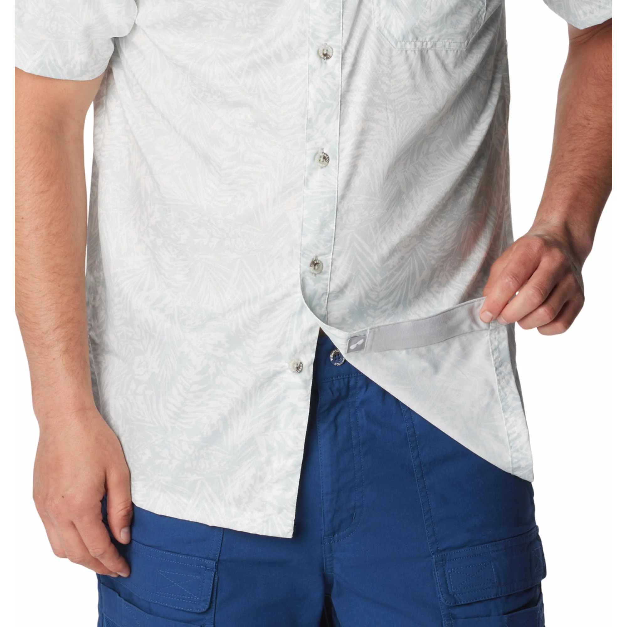 Columbia Men Black Super Slack Tide Camp Shirt (Sun Protection) - Image 6