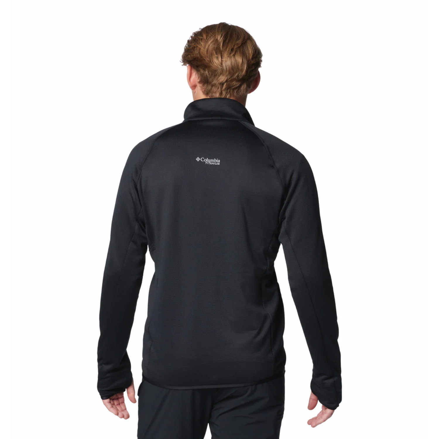 Columbia Men Black Triple Canyon Grid Fleece FZ II - Image 2