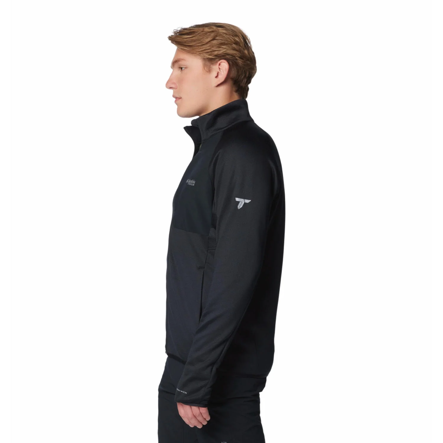 Columbia Men Black Triple Canyon Grid Fleece FZ II - Image 5