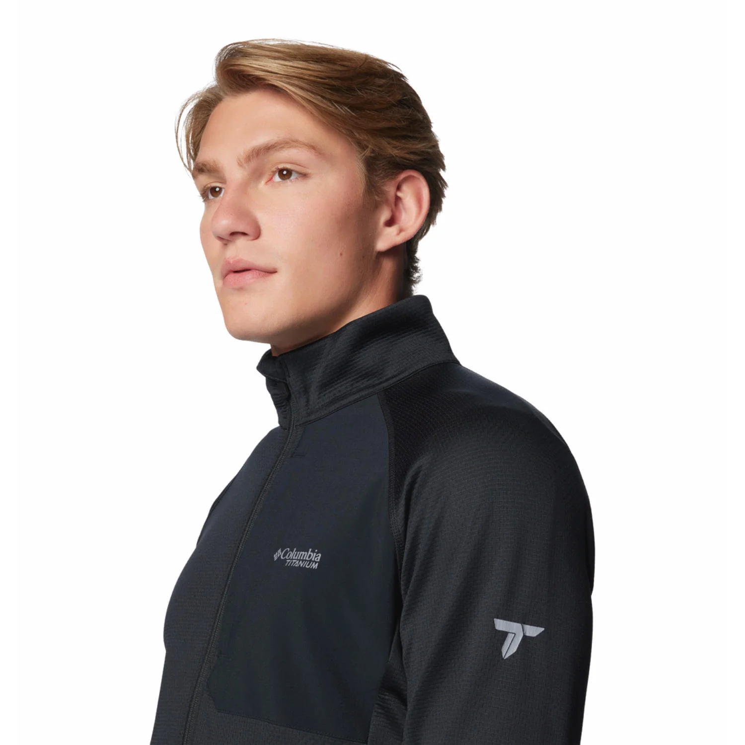 Columbia Men Black Triple Canyon Grid Fleece FZ II - Image 6