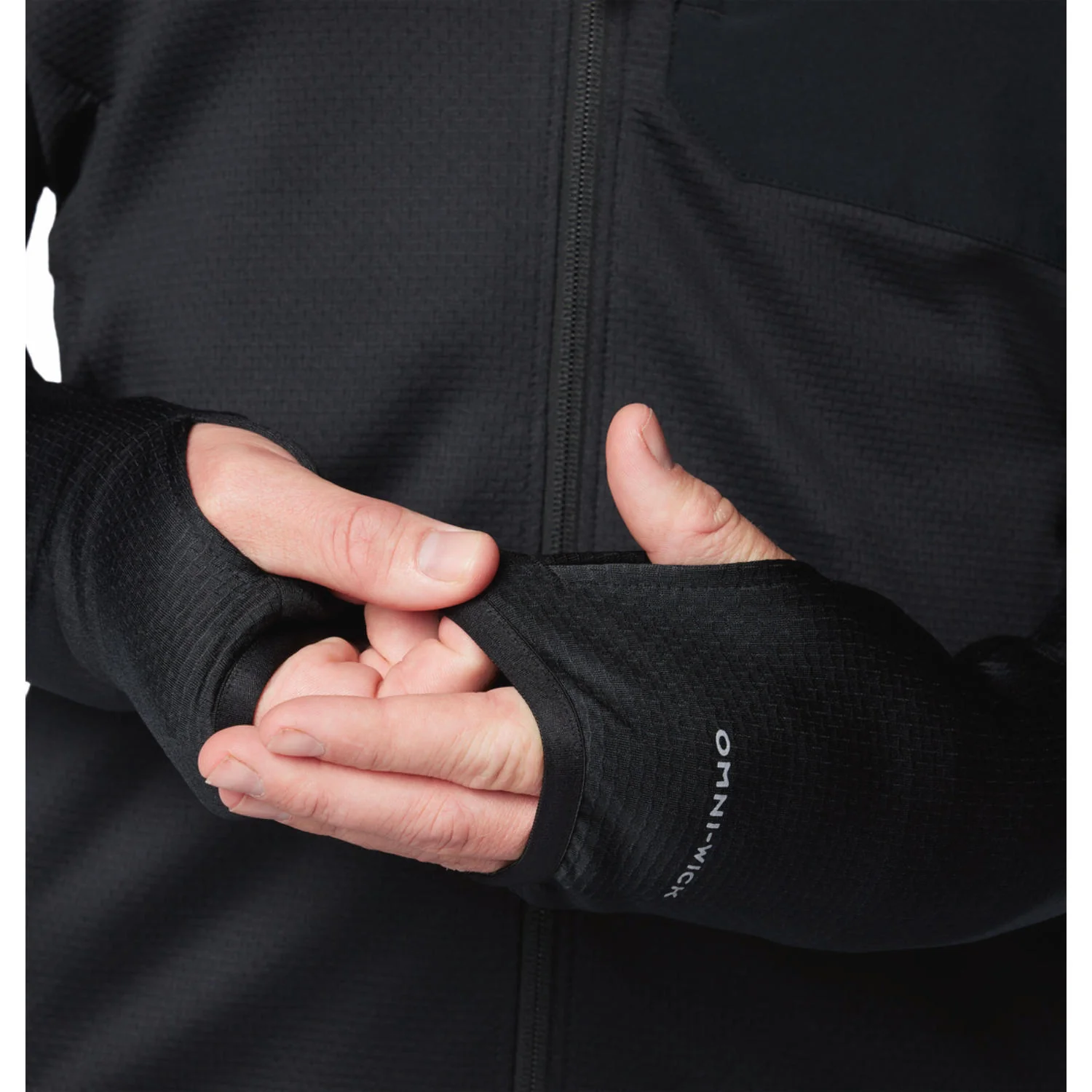 Columbia Men Black Triple Canyon Grid Fleece FZ II - Image 8