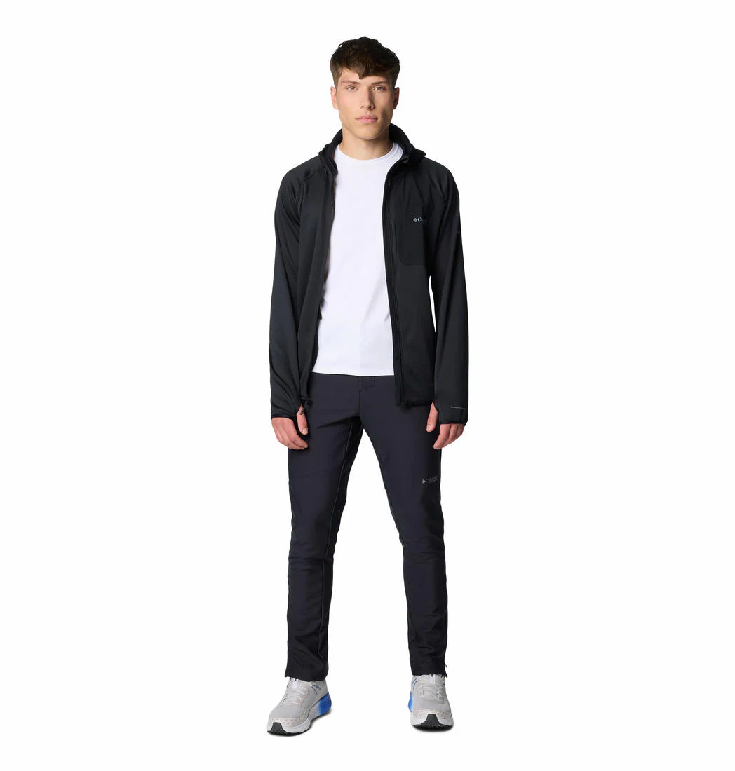 Columbia Men Black Triple Canyon Grid Fleece Hooded FZ II - Image 4