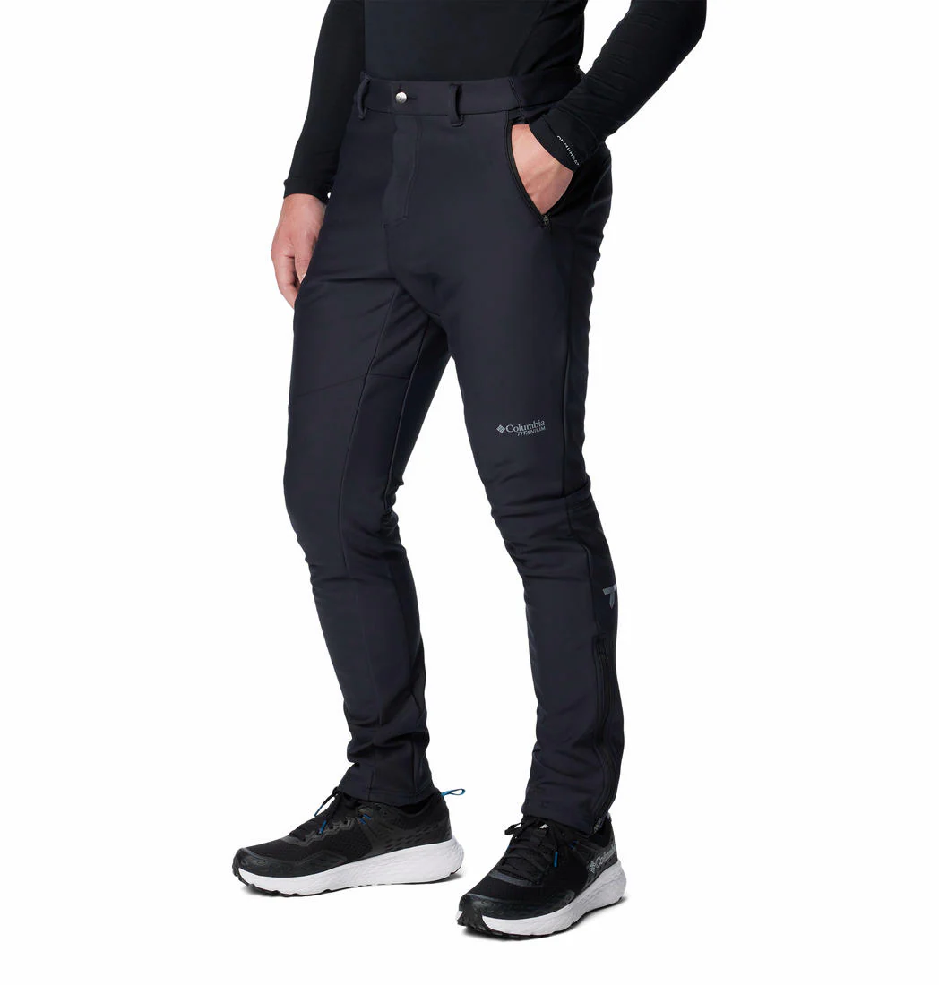 Columbia Men Black Vast Canyon Softshell Pant - Image 3