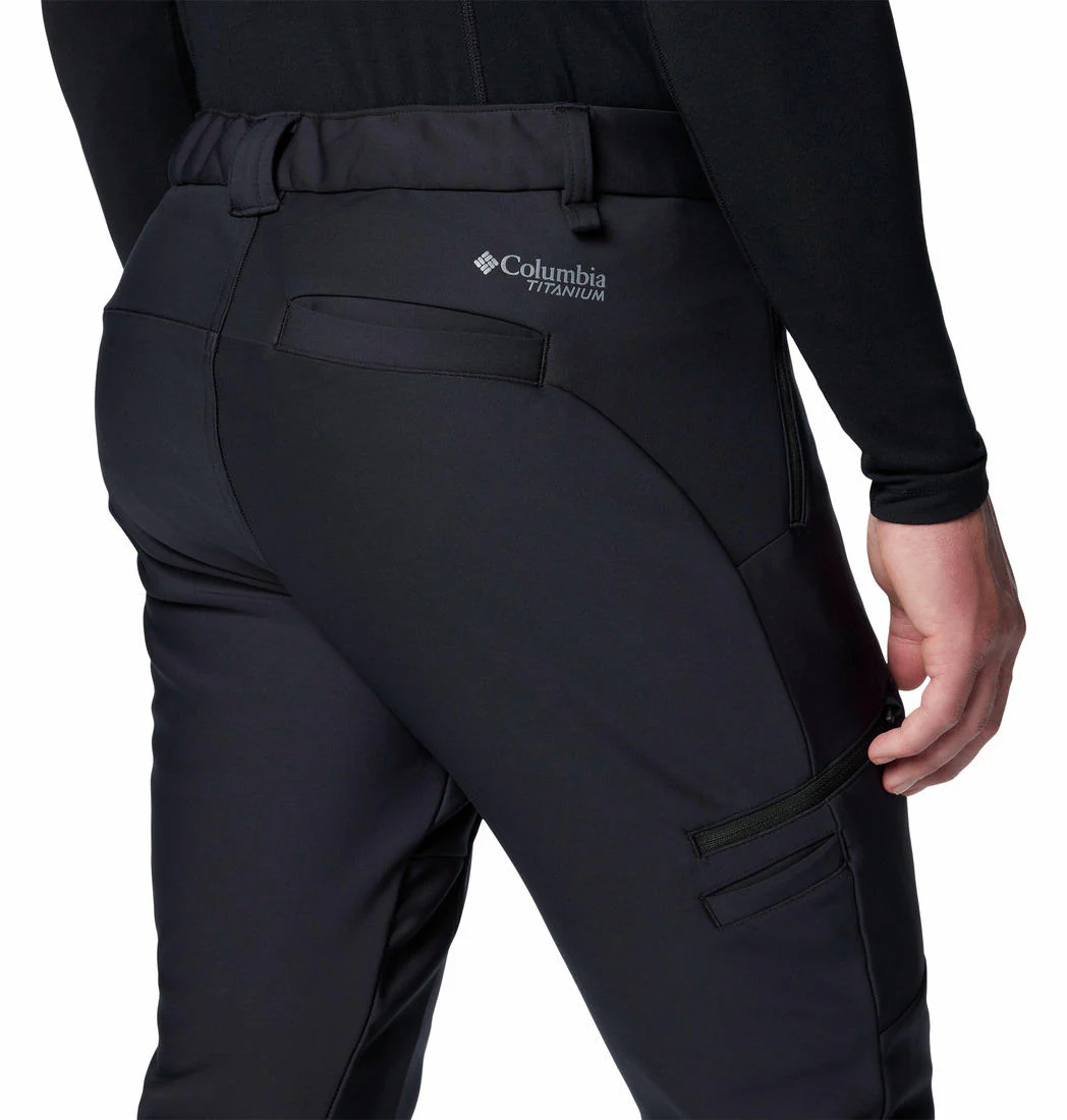 Columbia Men Black Vast Canyon Softshell Pant - Image 6