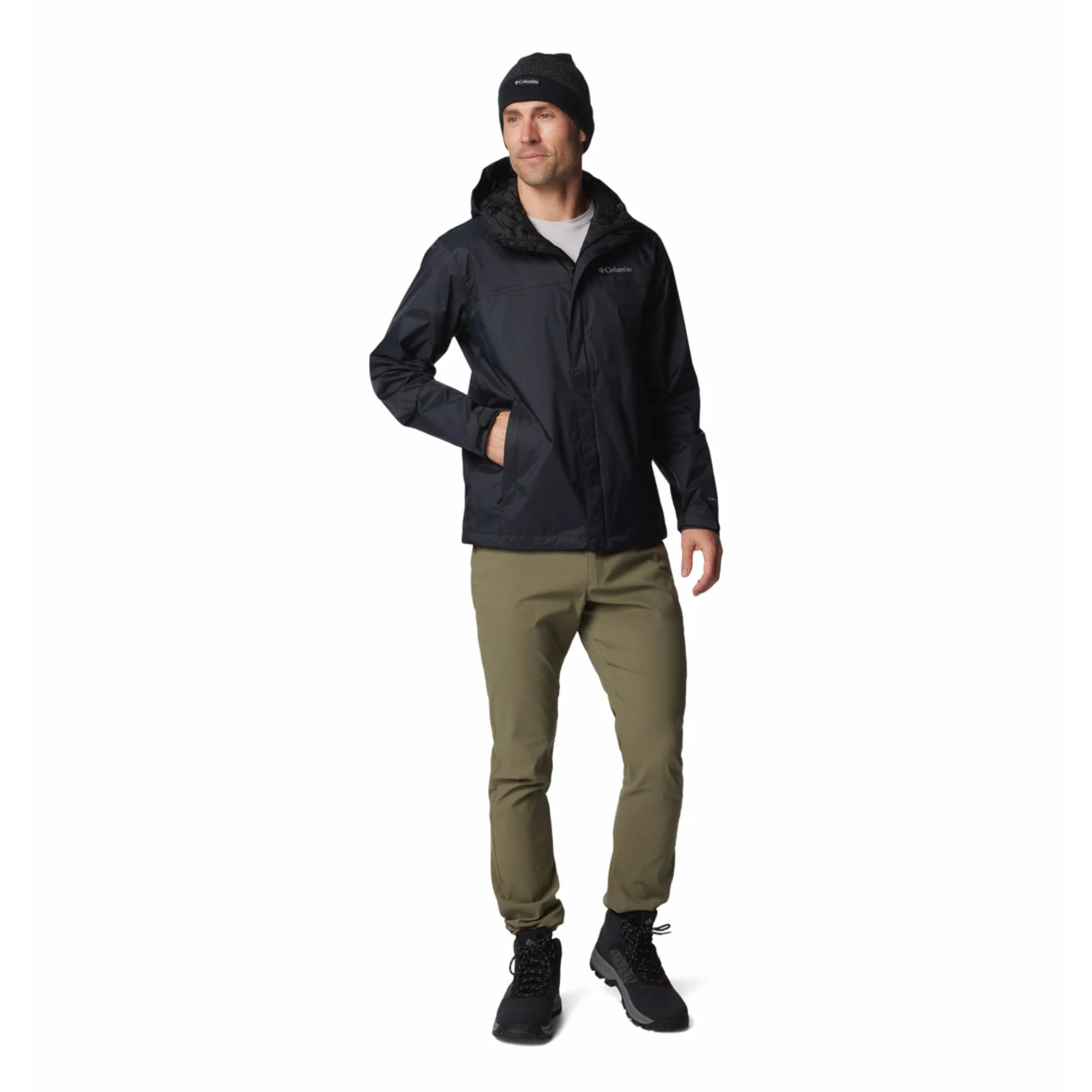 Columbia Men Black Watertight II Jacket Waterproof - Image 4
