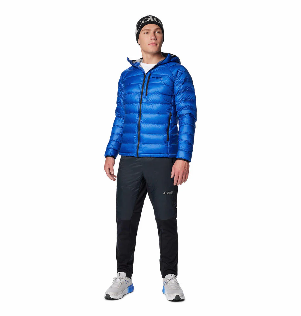 Columbia Men Blue Arctic Crest Down Hooded Jacket - Image 4