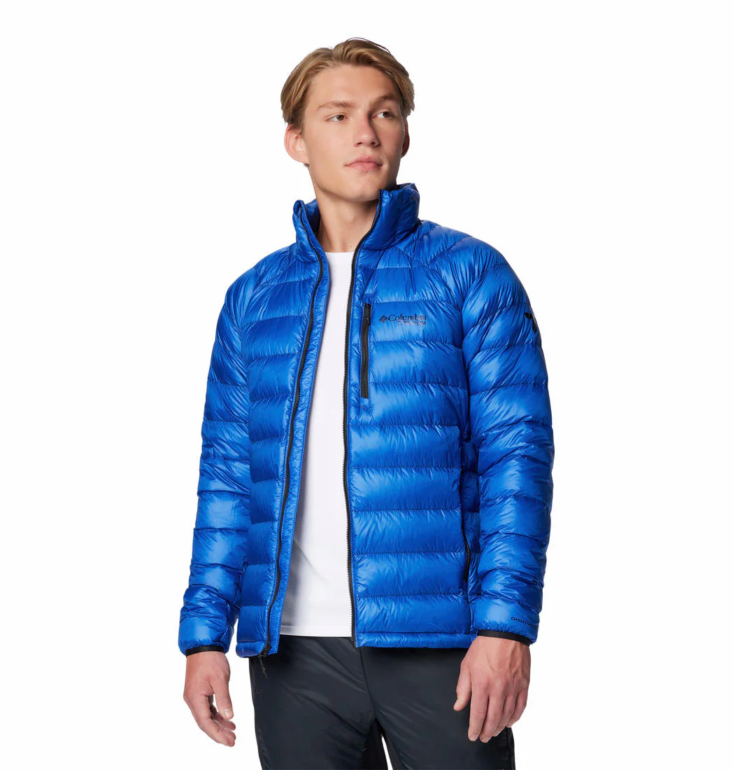Columbia Men Blue Arctic Crest Down Jacket - Image 4
