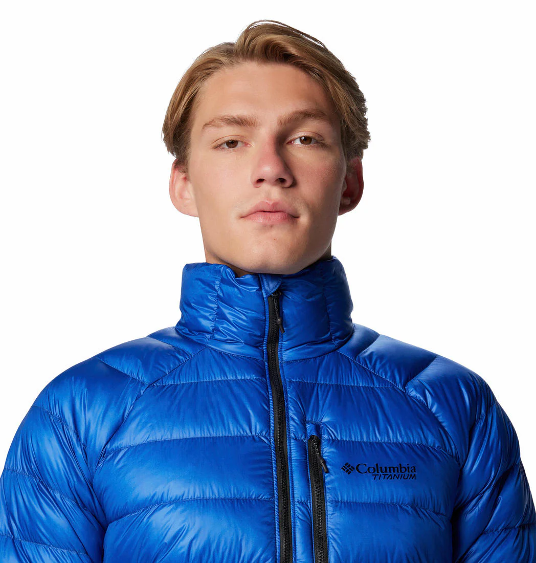 Columbia Men Blue Arctic Crest Down Jacket - Image 6