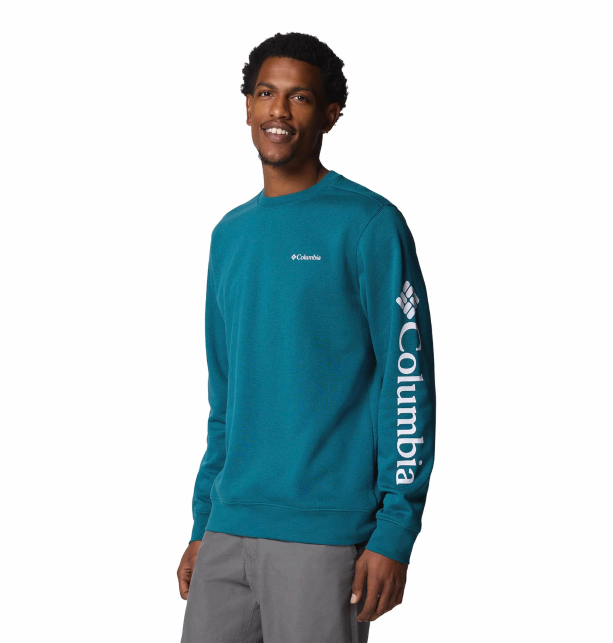 Columbia Men Blue Beaumount Crew - Image 3