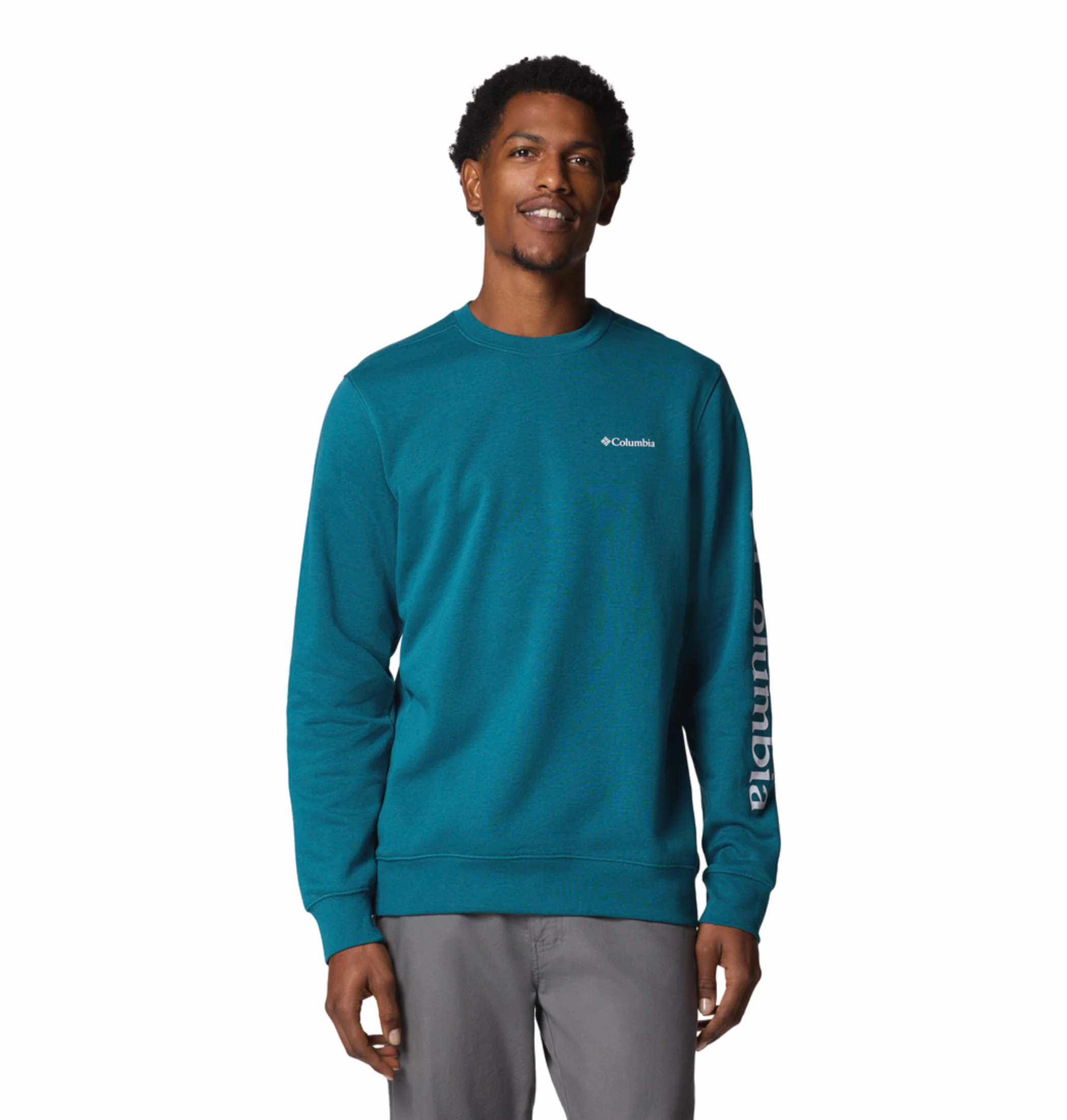 Columbia Men Blue Beaumount Crew - Image 5