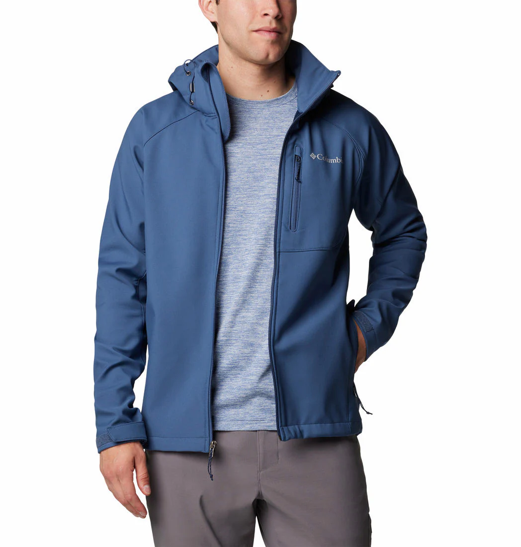 Columbia Men Blue Cascade Ridge III Softshell - Image 4